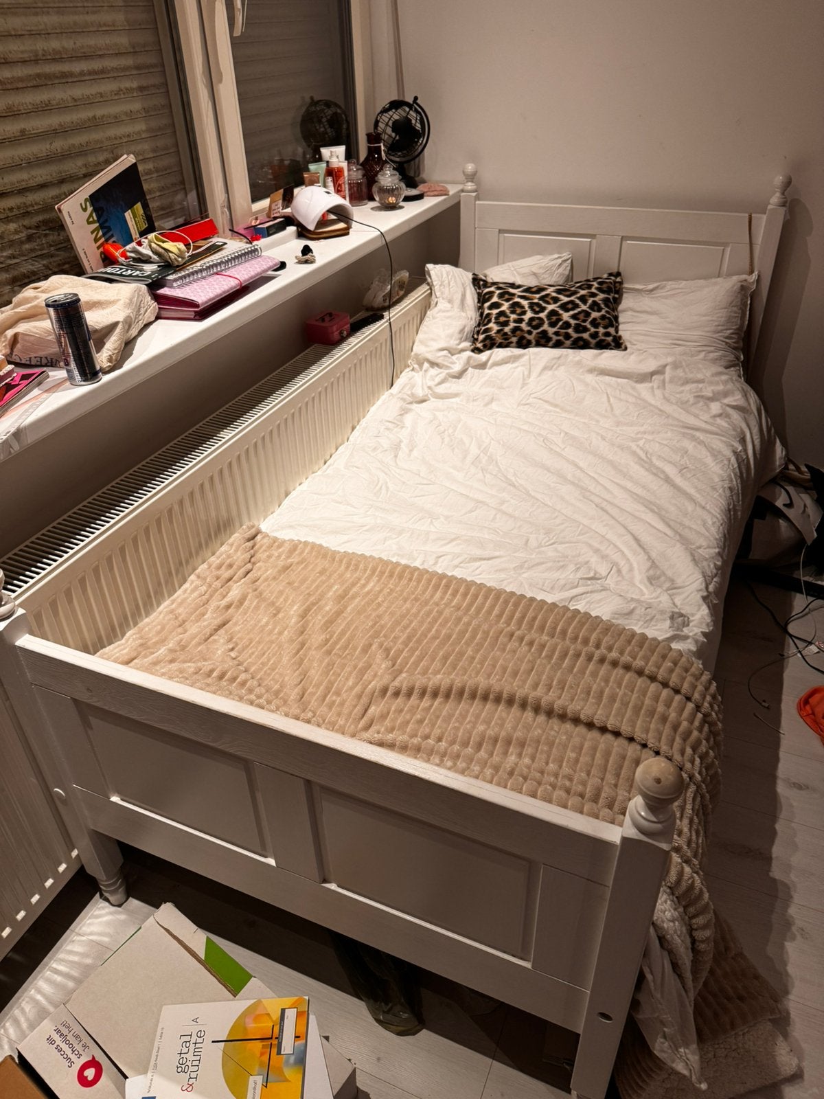 Kinder/tienerbed 90x200, Ophalen, Gebruikt, 90 cm, Eenpersoons