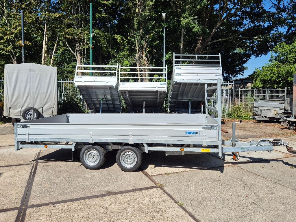Occasion Hulco Medax Plateauwagen 3000kg 405x203cm BJ2025, Auto diversen, Aanhangers en Bagagewagens, Ophalen, Zo goed als nieuw