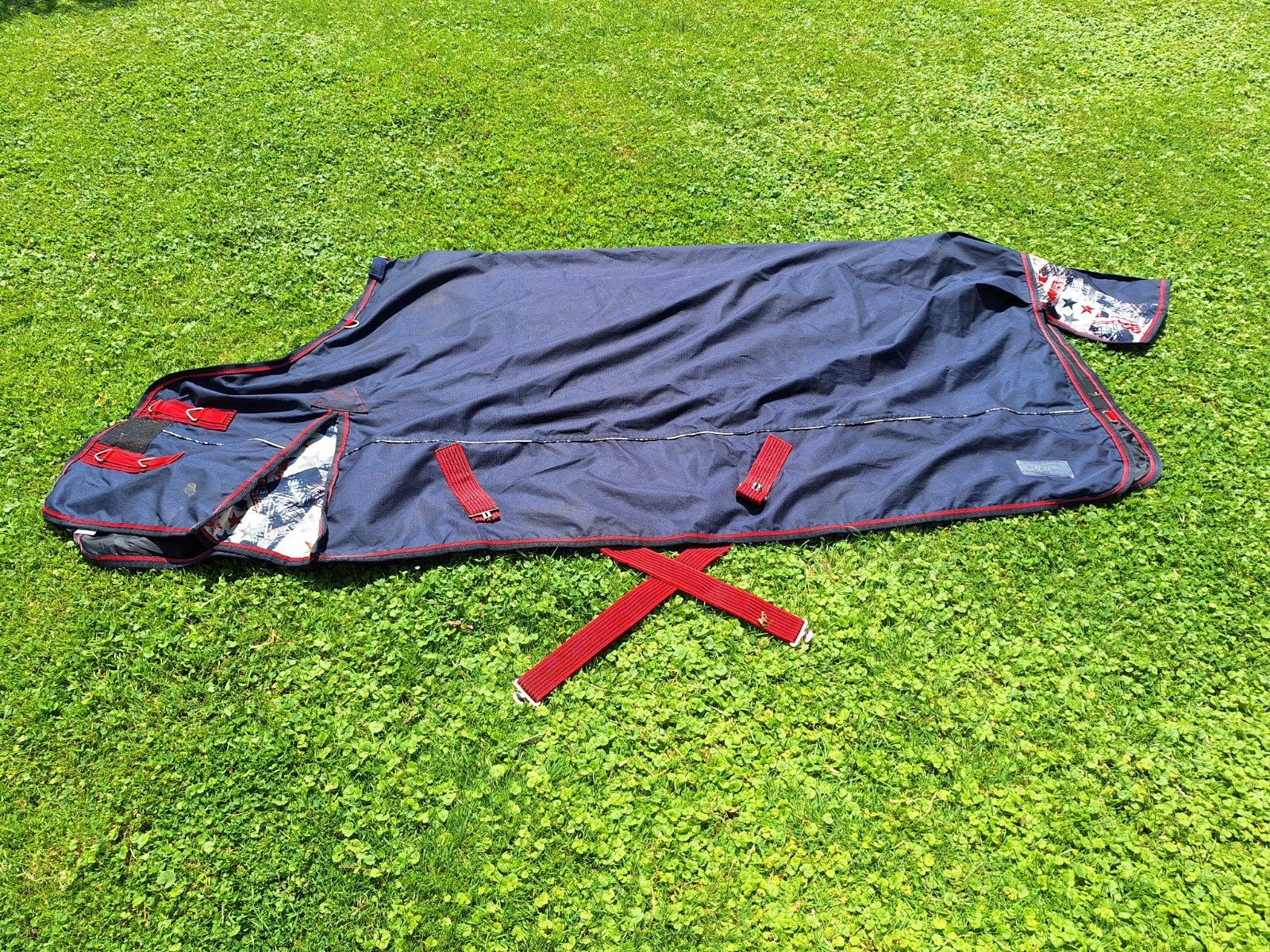 QHP, regendeken, gevoerd met fleece, 205m, Ophalen
