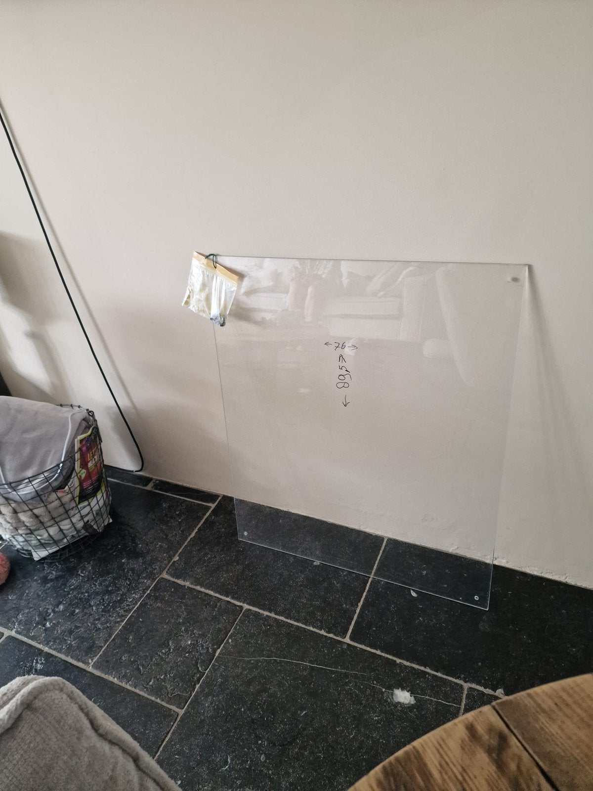 Spatscherm, Ophalen, Zo goed als nieuw, Minder dan 80 cm