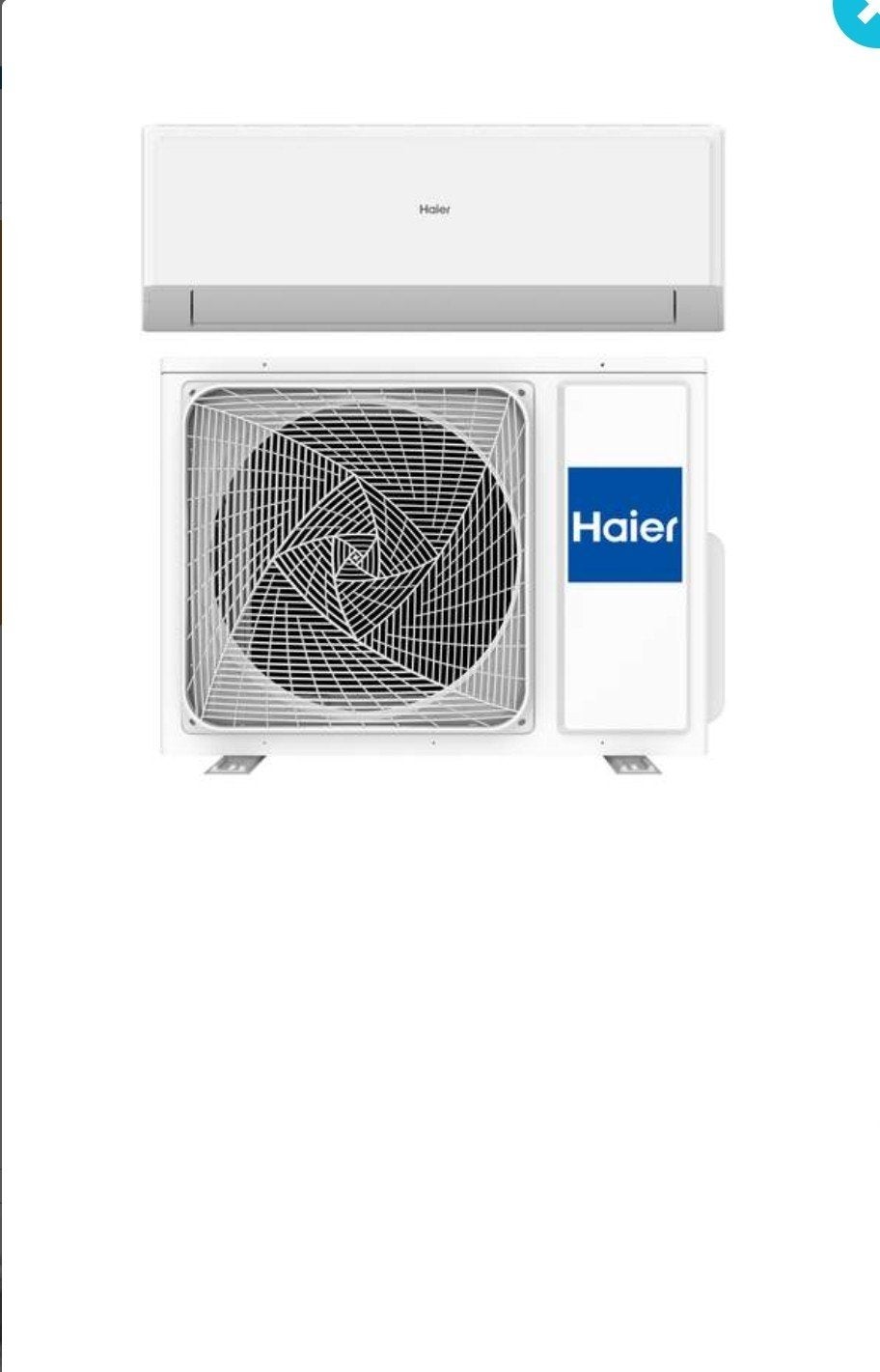 Haier Revive Plus binnen + buitenunit 3,5 kW R32 (incl. IR a, Ophalen, Koelen en Ontvochtigen, Nieuw, 3 snelheden of meer