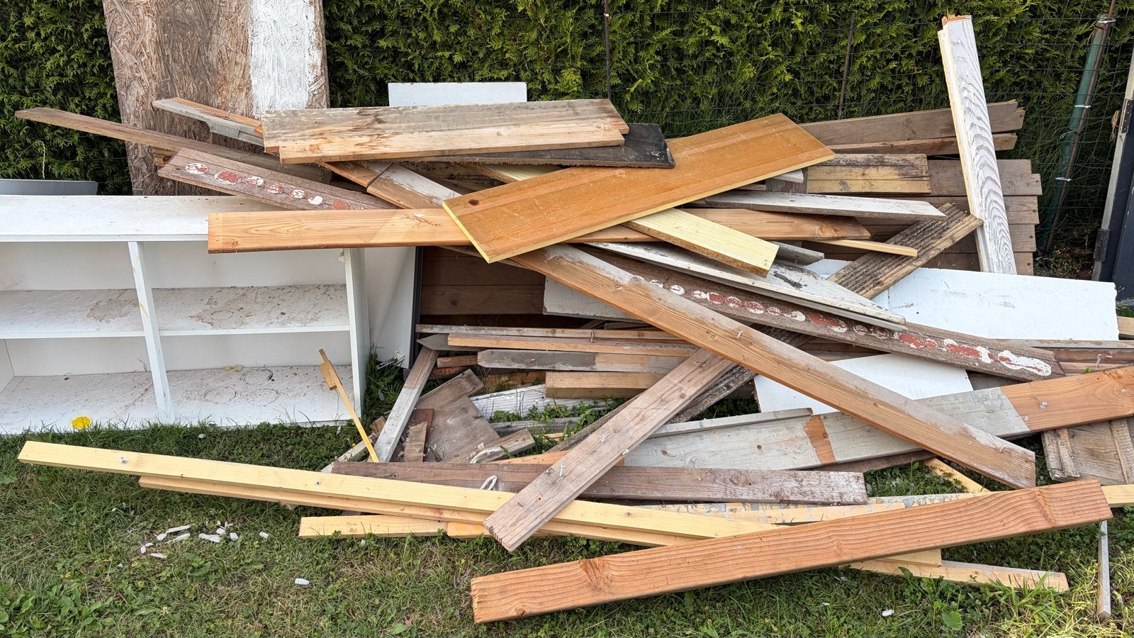 Gratis (brand) hout, Gebruikt, Minder dan 25 mm, Overige typen, Ophalen