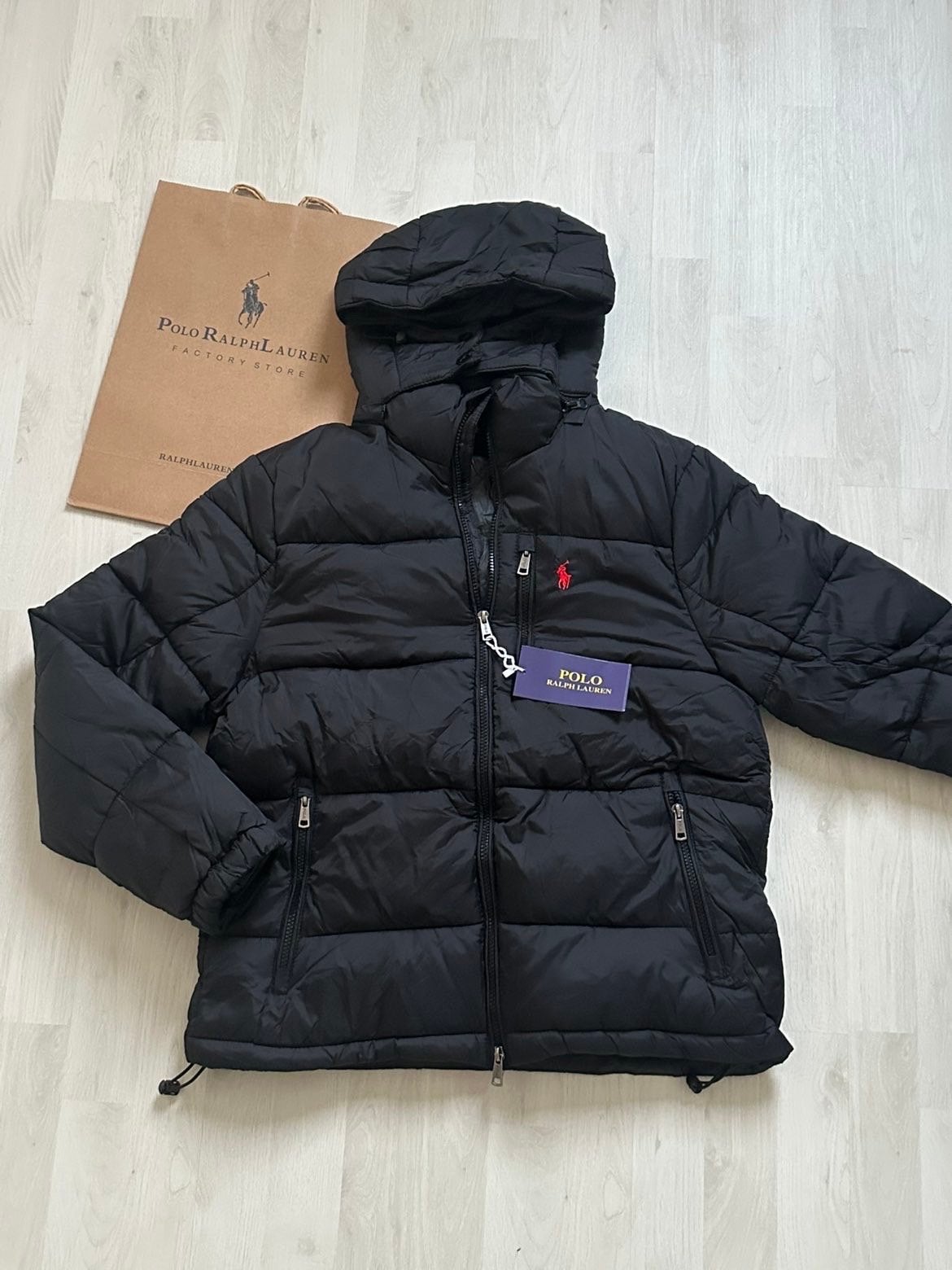 Polo Ralph Lauren Puffer Jacket Zwart Maat S/M/L/XL, Kleding | Heren, Ophalen of Verzenden, Nieuw, Maat 48/50 (M), Zwart