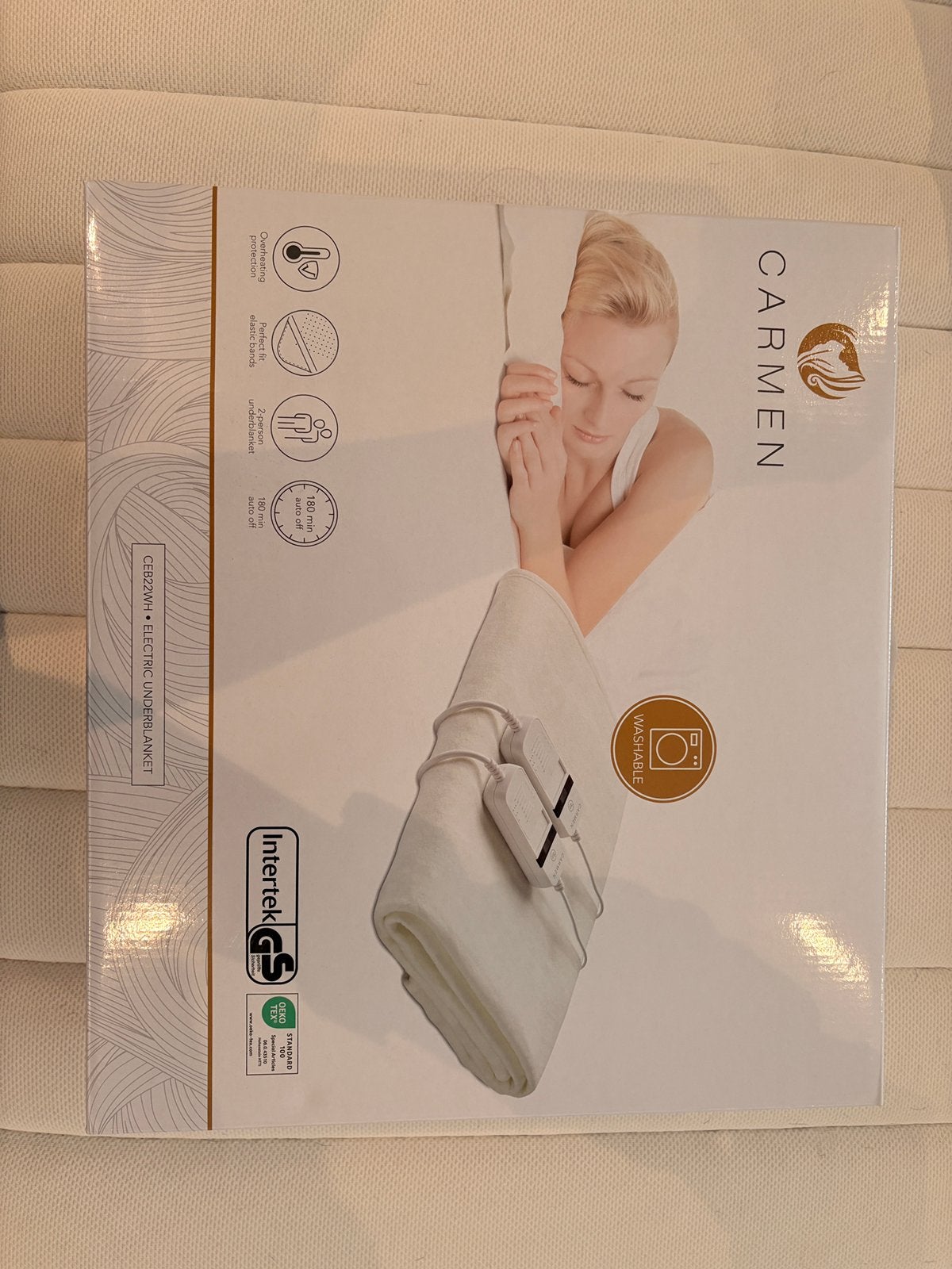 Electric Underblanket for Double Bed, Ophalen, Zo goed als nieuw, Eenpersoons, Kussen