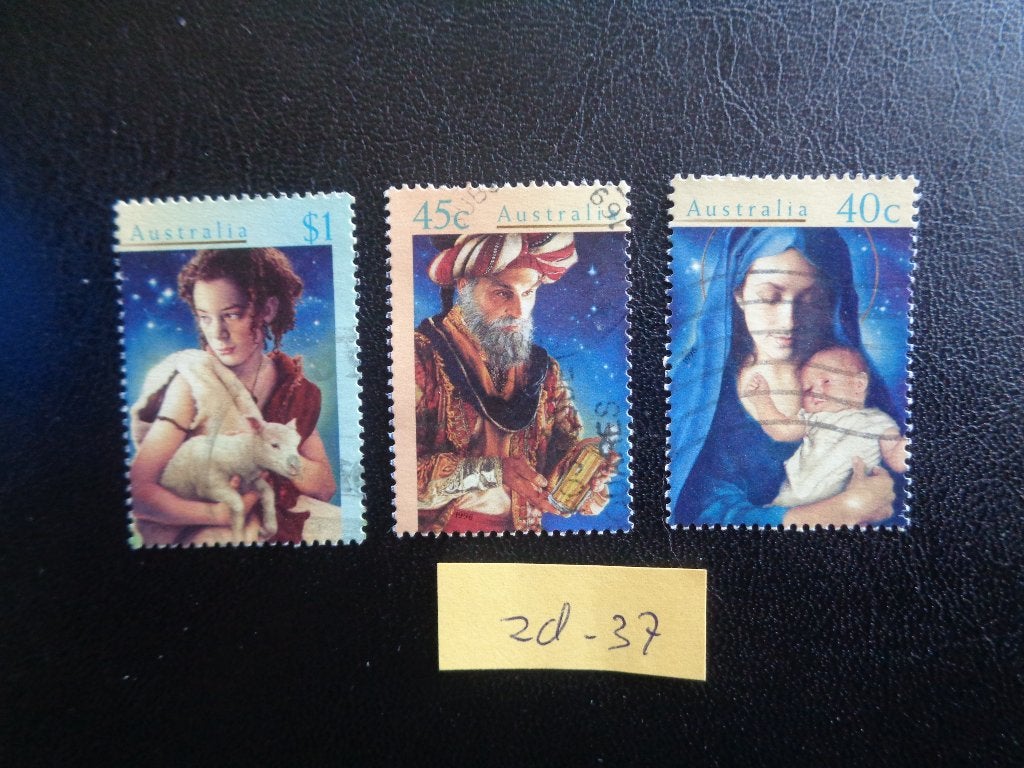 australie - kerst 1996 (zd-37), Ophalen of Verzenden, Gestempeld