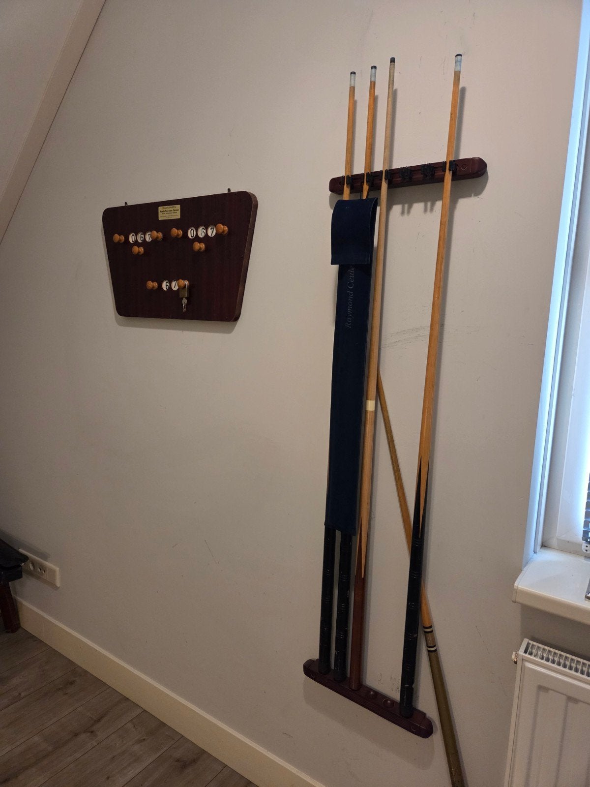 biljart 130x 230 met accessoires, Ophalen, Gebruikt