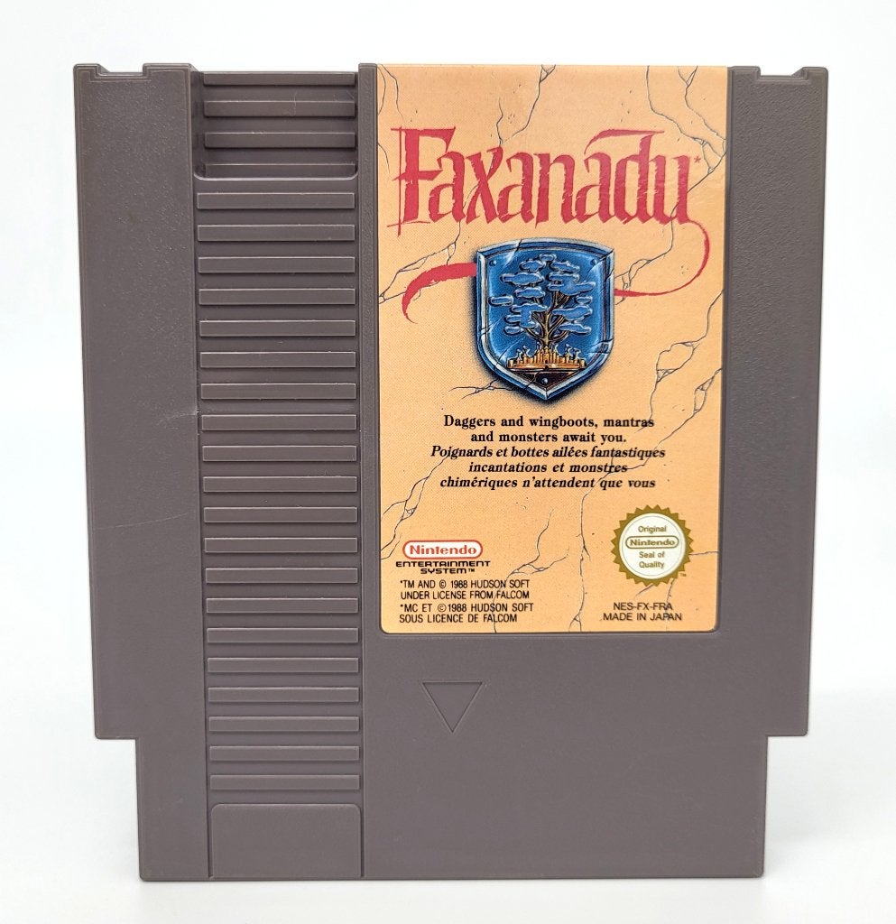 Faxanadu - Nintendo NES Cartridge - PAL B (FRA), Spelcomputers en Games, Avontuur en Actie, Gebruikt, Verzenden, 1 speler