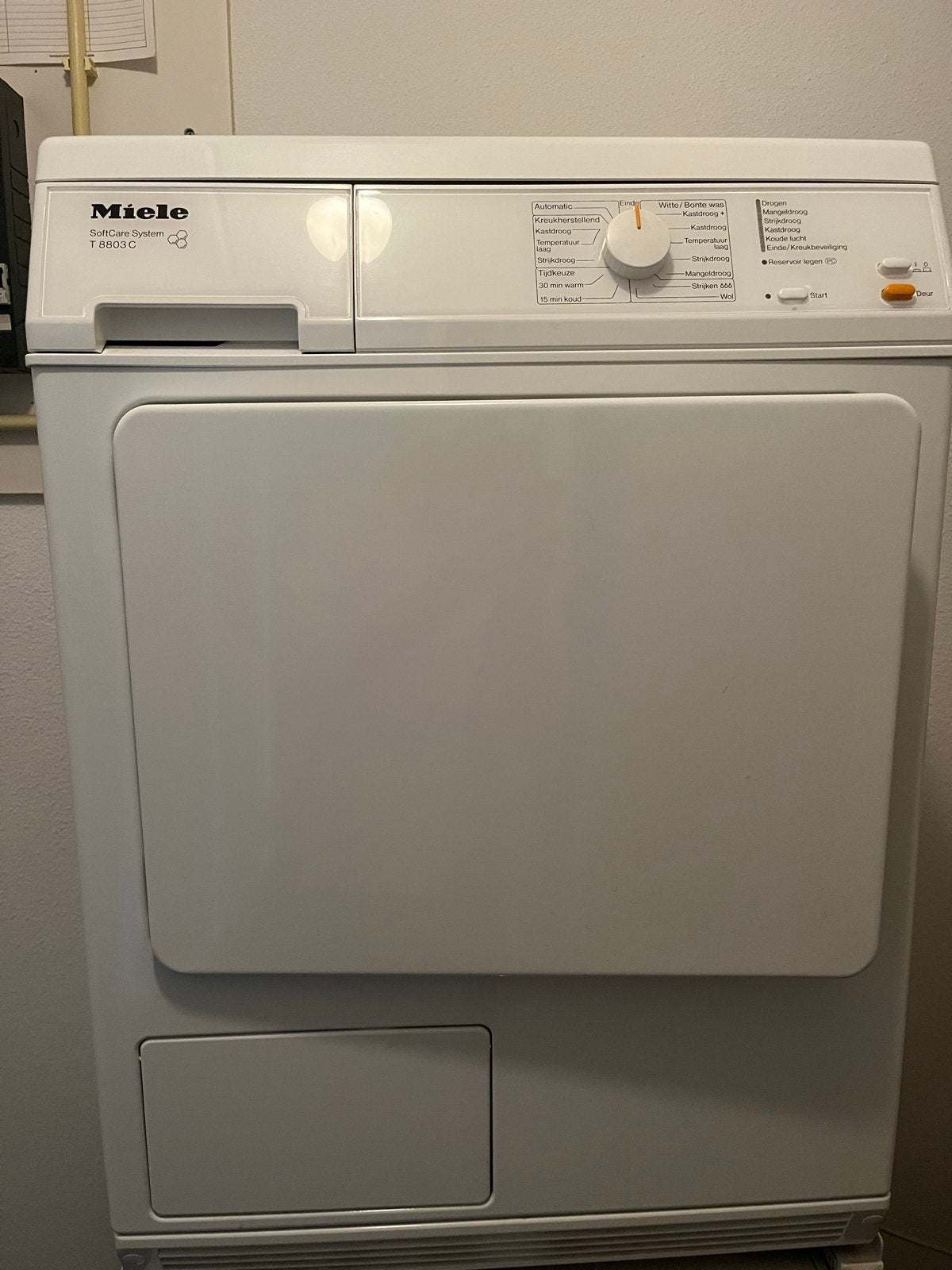 Miele T 8803 C SoftCare System Wasdroger, 6 tot 8 kg, Gebruikt, Ophalen of Verzenden, Voorlader