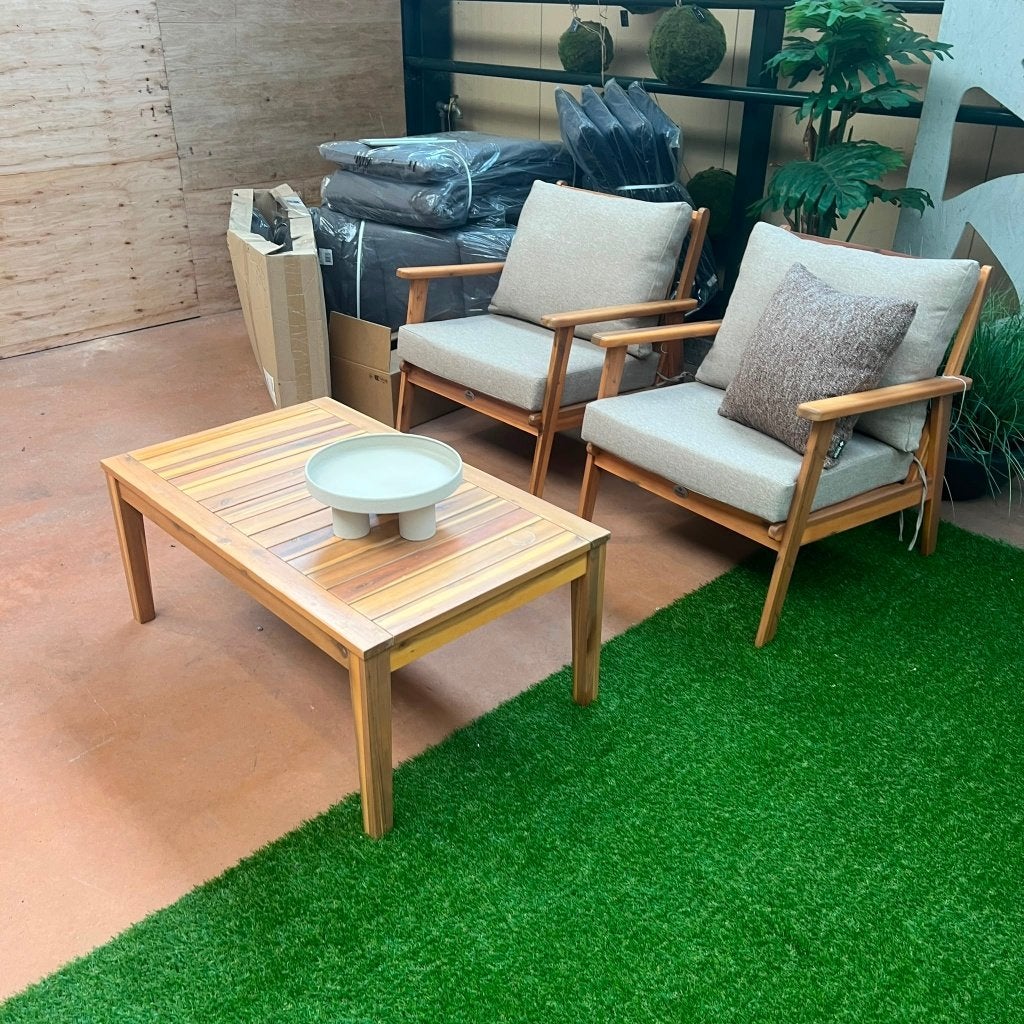 Tierra Loungeset | Showroommodel, Tuin en Terras, Tuinsets en Loungesets, Overige materialen, Gebruikt, Bijzettafel, Loungeset