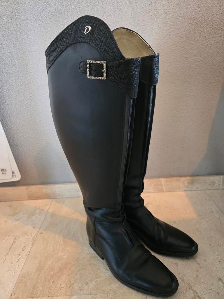 Derby laarzen maat 40 kuitmaat 40 Swarovski, Ophalen, Zo goed als nieuw, Dressuur, Schoeisel