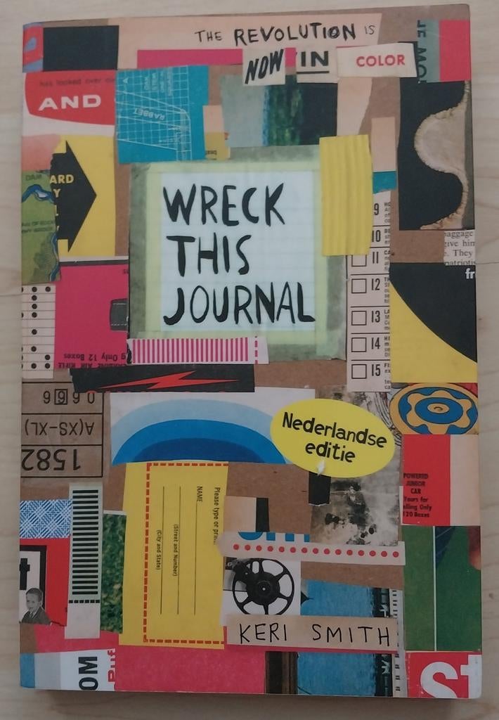 Keri Smith - Wreck this journal, nederlandse versie!!, Verzenden, Zo goed als nieuw, Keri Smith