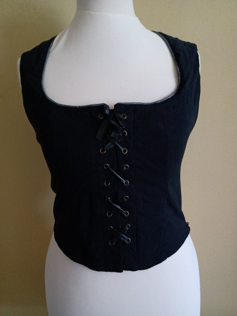 Zwarte Corsetstijl Topje Lijfje Vrouwen Maat 36 Tally Weijl, Tally Weijl, Zwart, Ophalen of Verzenden, Gedragen