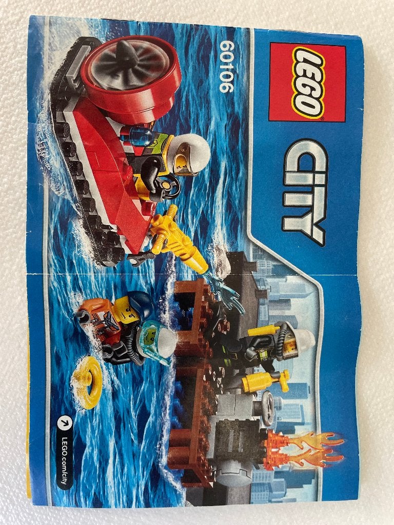 Lego City Brandweer starterset - 60106, Kinderen en Baby's, City, Lego, Inclusief instructies, Ophalen of Verzenden