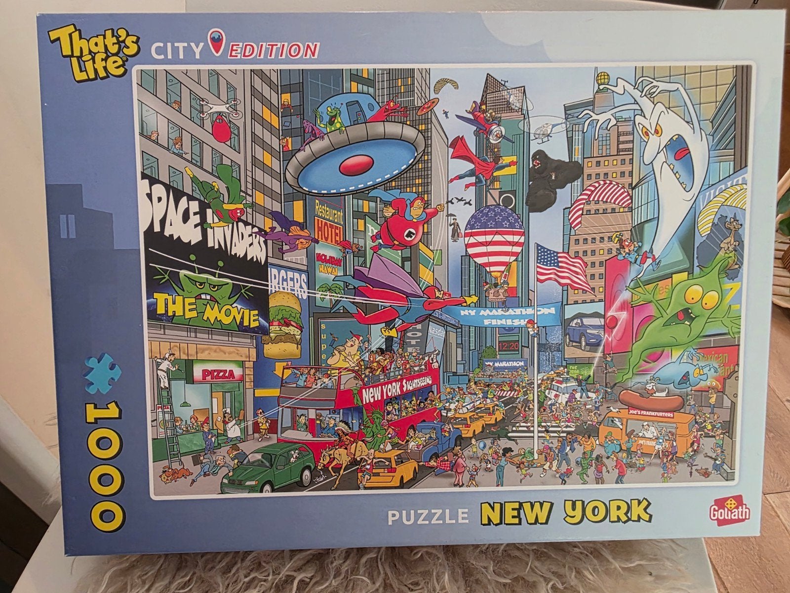 That's Life City Edition New York Puzzel 1000 stukjes, Ophalen of Verzenden, 500 t/m 1500 stukjes, Gebruikt, Legpuzzel