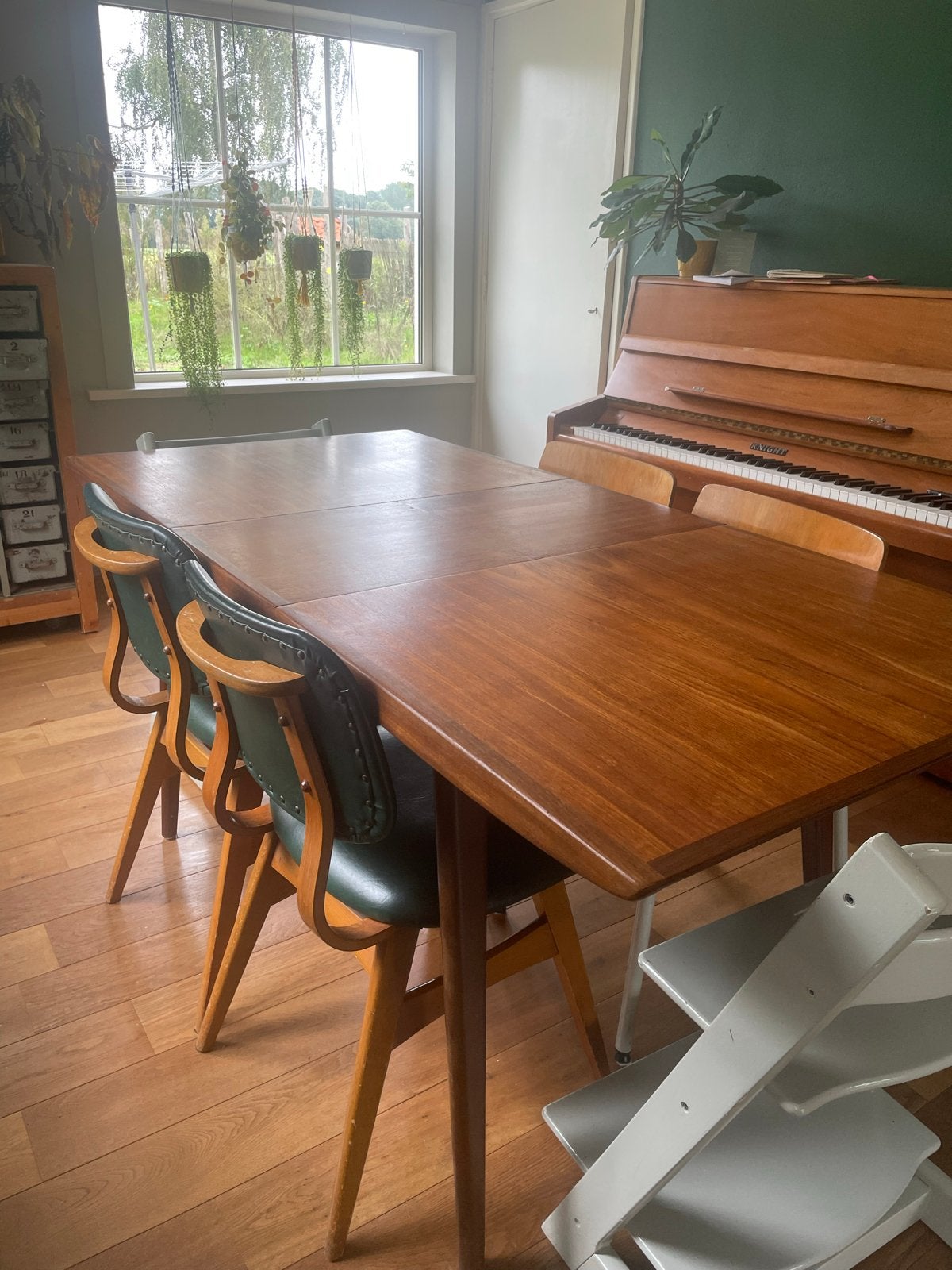 Van Teeffelen tafel, Ophalen, Gebruikt, 50 tot 100 cm, 150 tot 200 cm
