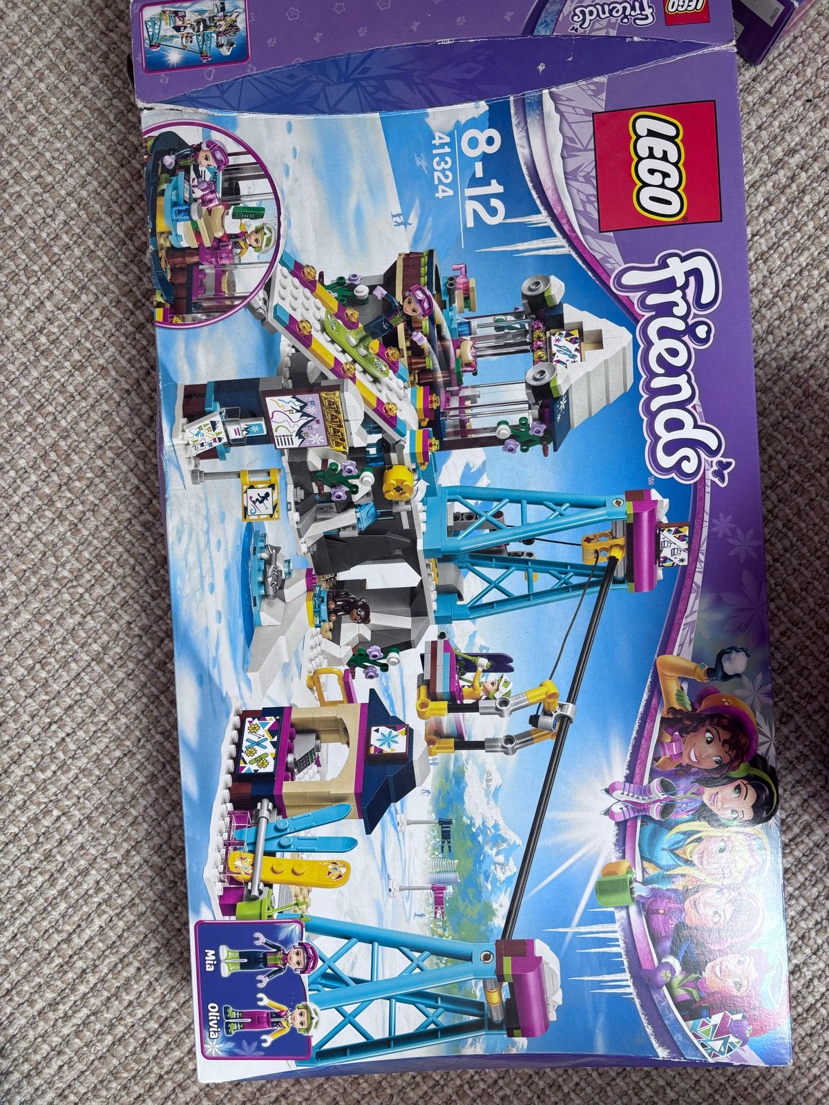 LEGO Friends Snow Resort Skipiste 41324 Zo goed als nieuw, Lego, Friends, Ophalen of Verzenden, Zo goed als nieuw