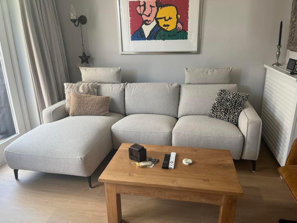 Salontafel, eikenhout, Huis en Inrichting, Tafels | Salontafels, 100 tot 150 cm, Eikenhout, Zo goed als nieuw, Minder dan 50 cm