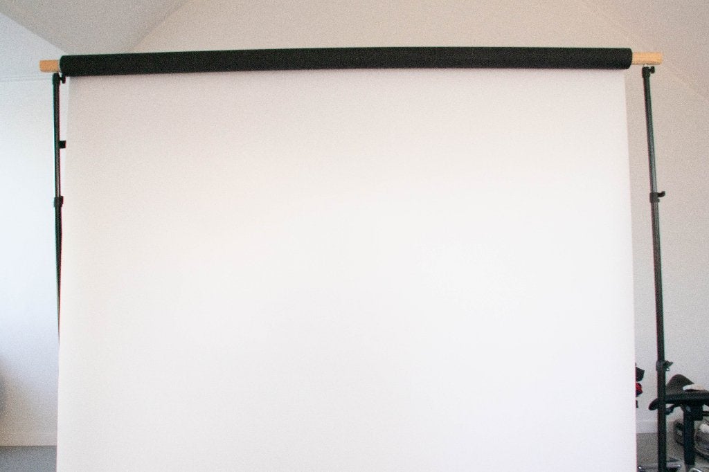 BRESSER Vinyl achtergrondrol zwart/wit 2x8m z.g.a.n., Audio, Tv en Foto, Fotografie | Fotostudio en Toebehoren, Ophalen, Zo goed als nieuw