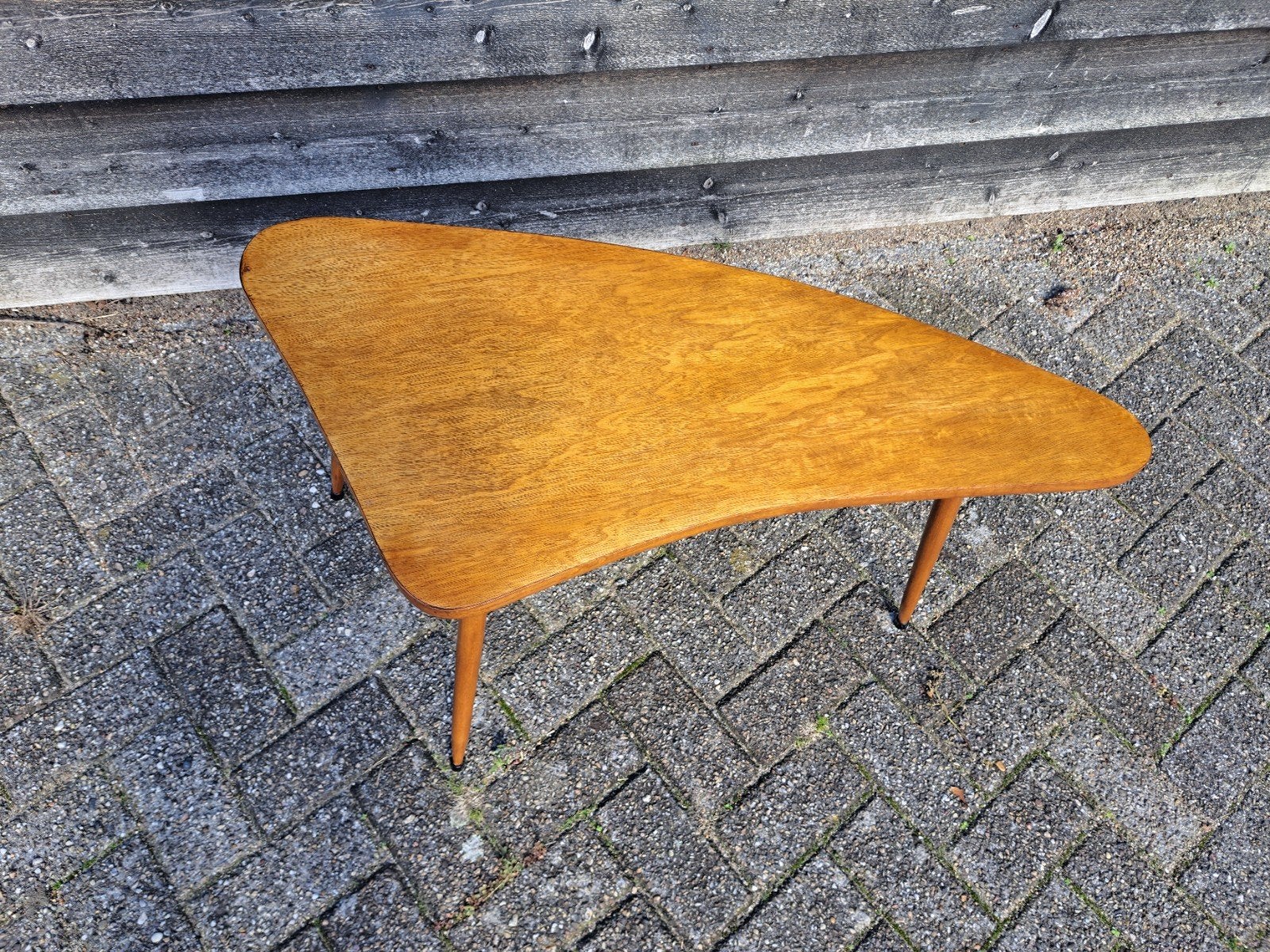 Vintage Mid-Century Modern Bijzet/Koffie/Niertafel - Teak, Ophalen