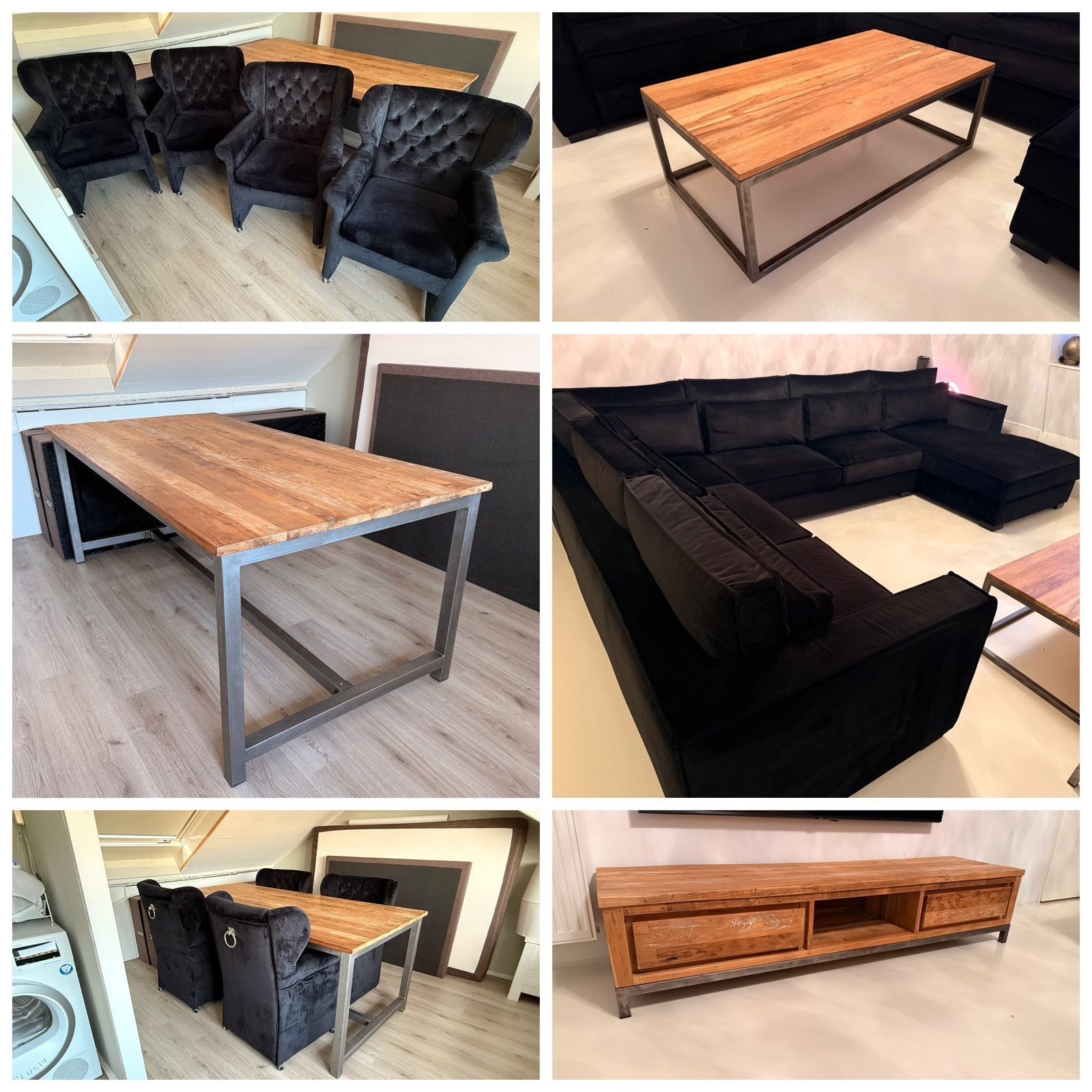 Complete meubelset | Tower Living | Luxe velvet | U bank, Huis en Inrichting, Ophalen