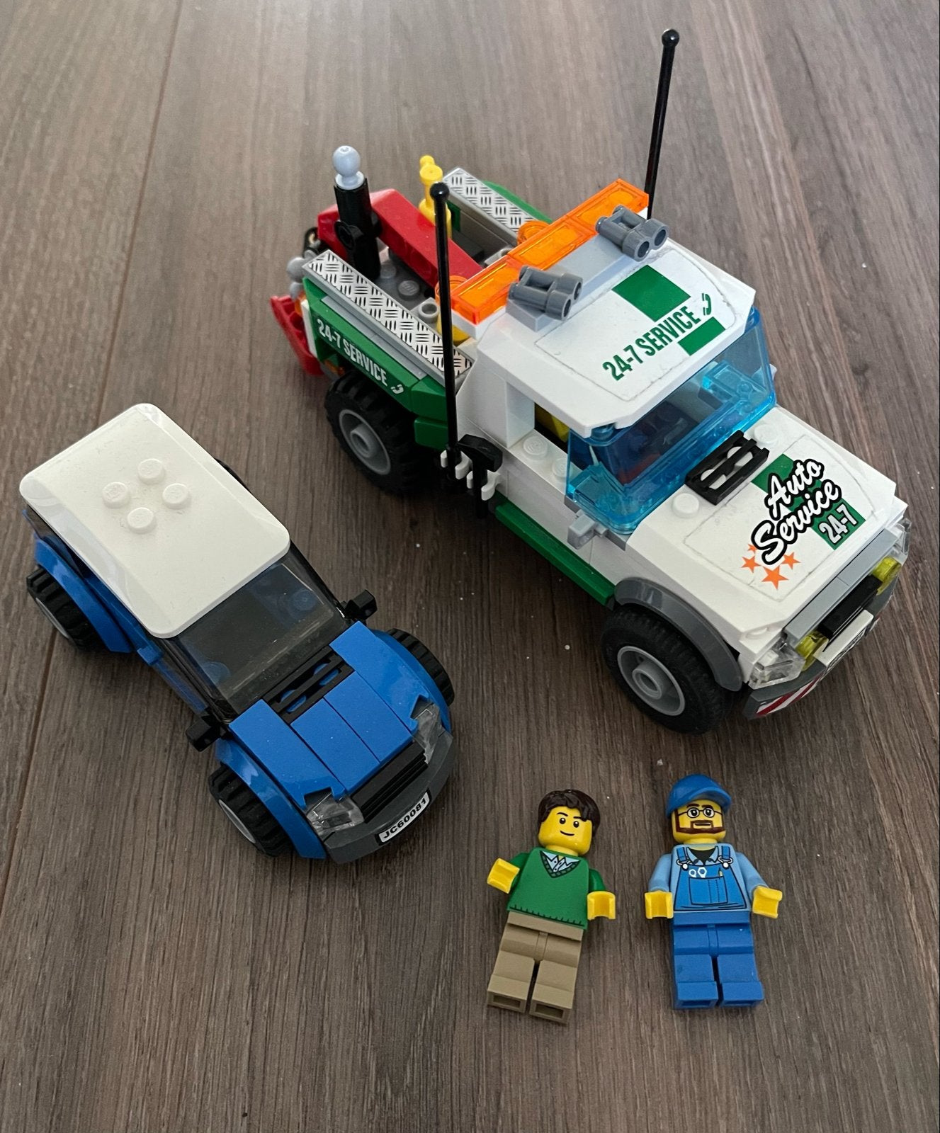 Lego City 60081 Pick-up Takelwagen met Auto, City, Lego, Ophalen of Verzenden, Zo goed als nieuw