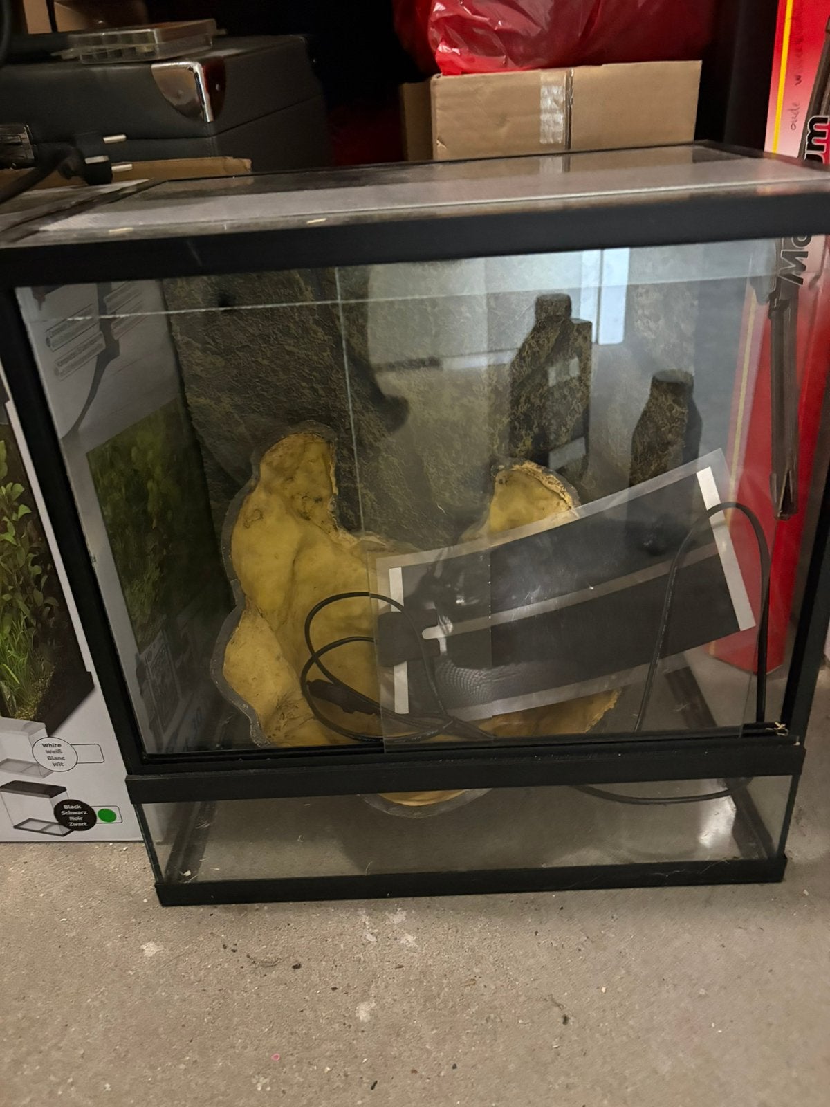 Klein terrarium, Ophalen, Gebruikt