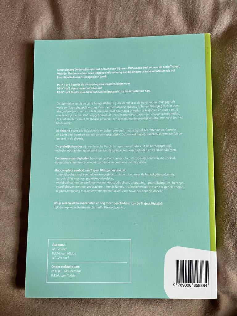 Onderwijsassistent Activiteiten bij leren PW - Thiememeulenh, Ophalen of Verzenden, Gamma, Zo goed als nieuw, MBO