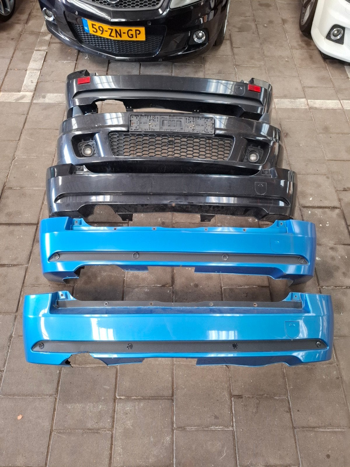 opel zafira a en b bumpers en setje opel corsa c bumpers., Ophalen of Verzenden