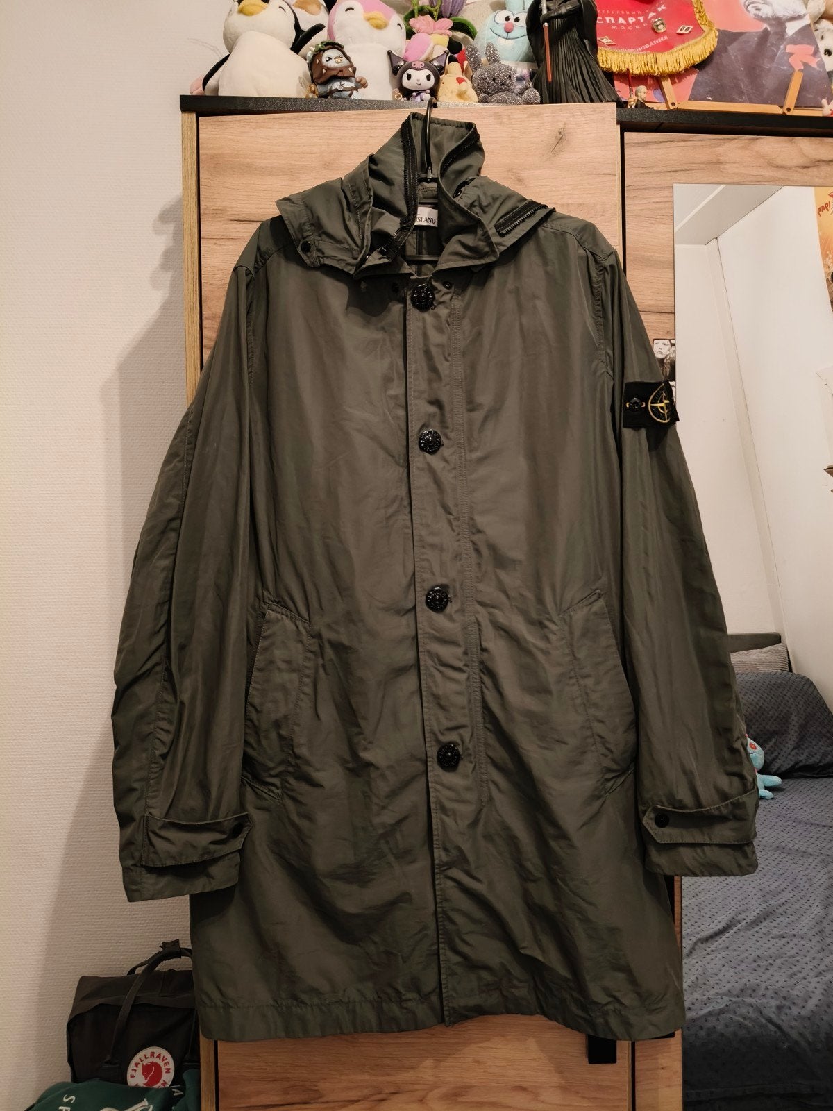 Stone Island S/S 2018 Micro Reps Parka met Certilogo, Ophalen of Verzenden, Maat 52/54 (L), Groen, Stone Island