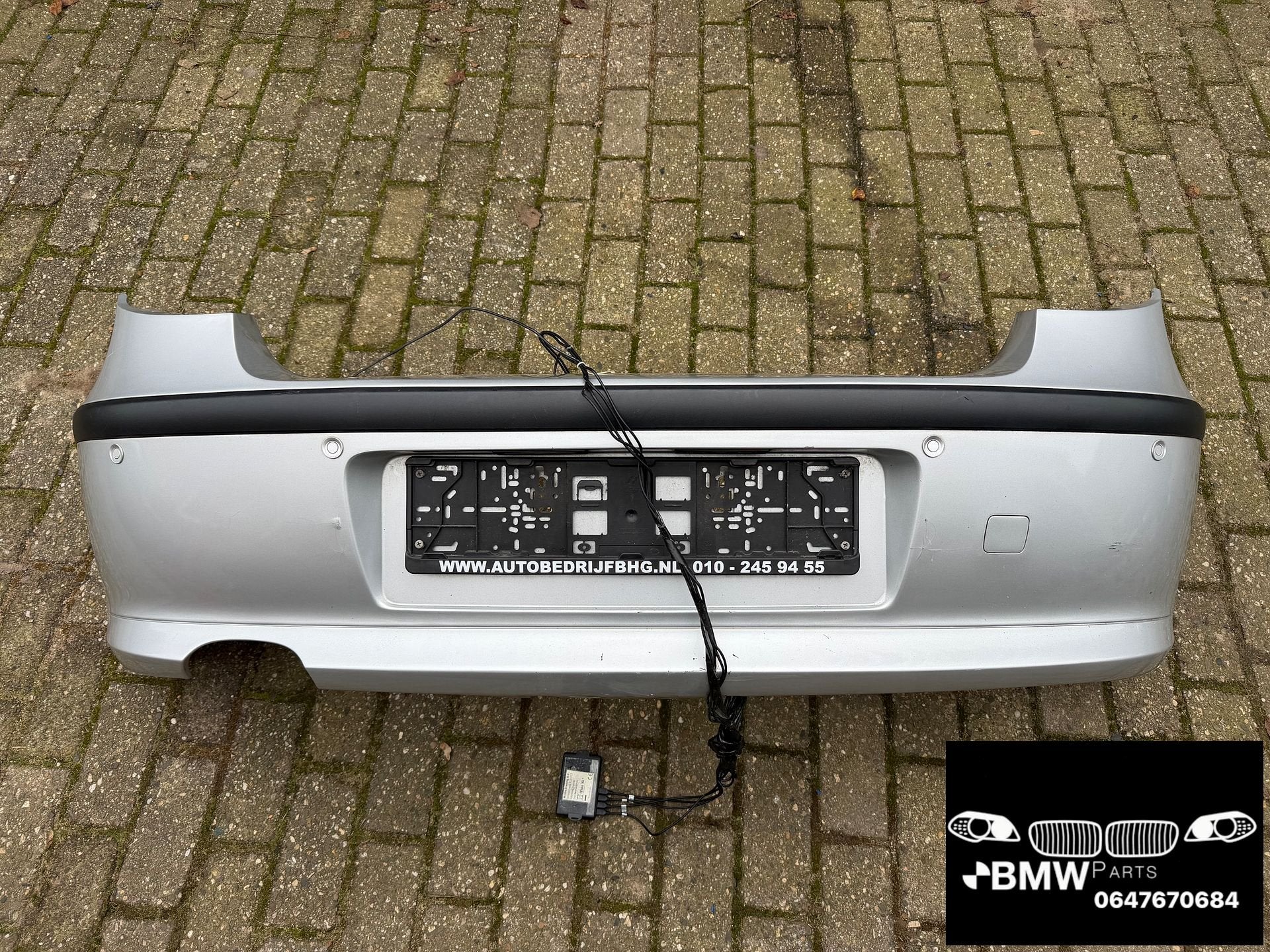 Achterbumper bumper Bmw 1-Serie E81 E87 PDC Zilver, Gebruikt, -, Ophalen of Verzenden, Achter