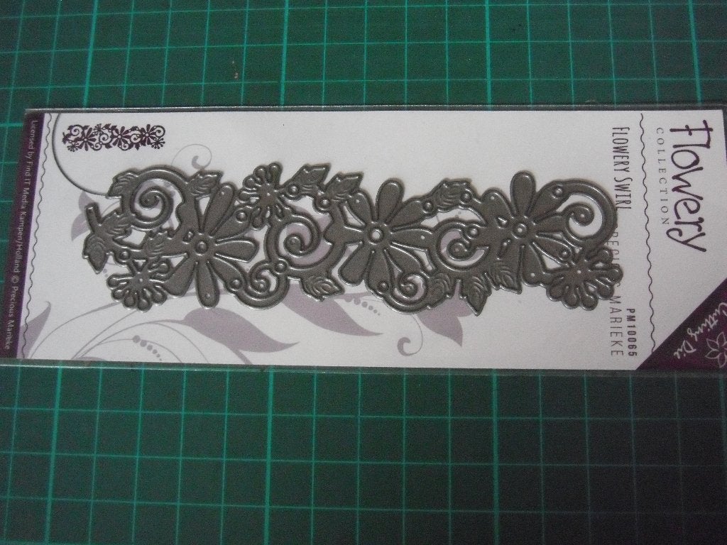 snijmal Flowery Swirl - Precious Marieke, Hobby en Vrije tijd, Ophalen of Verzenden, Nieuw, Overige thema's, Pons of Mal