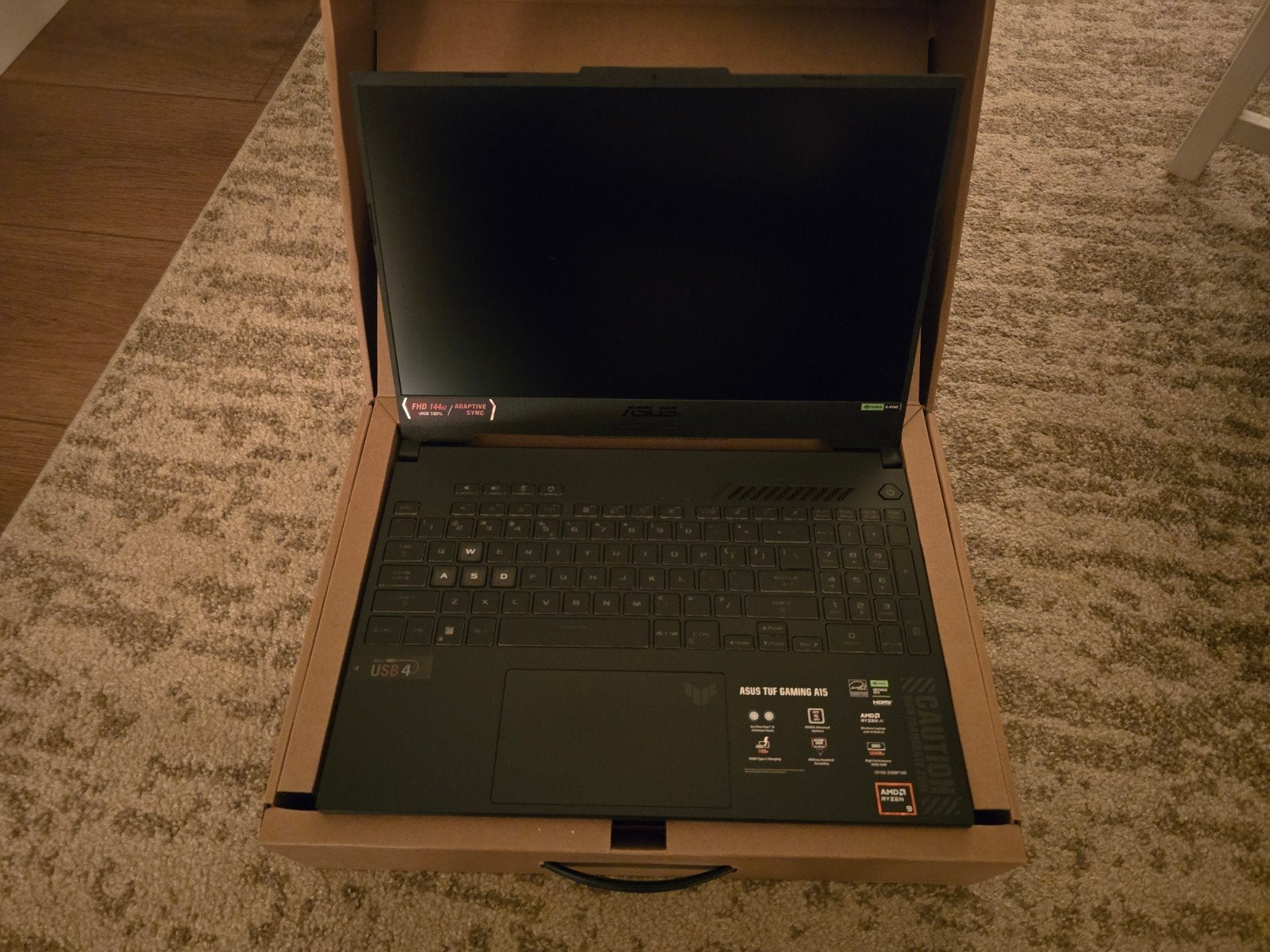 ASUS TUF Gaming A15 | Ryzen 9 | RTX 4070 | 32GB RAM | 1TB, Computers en Software, Met videokaart, 1 TB SSD, Zo goed als nieuw