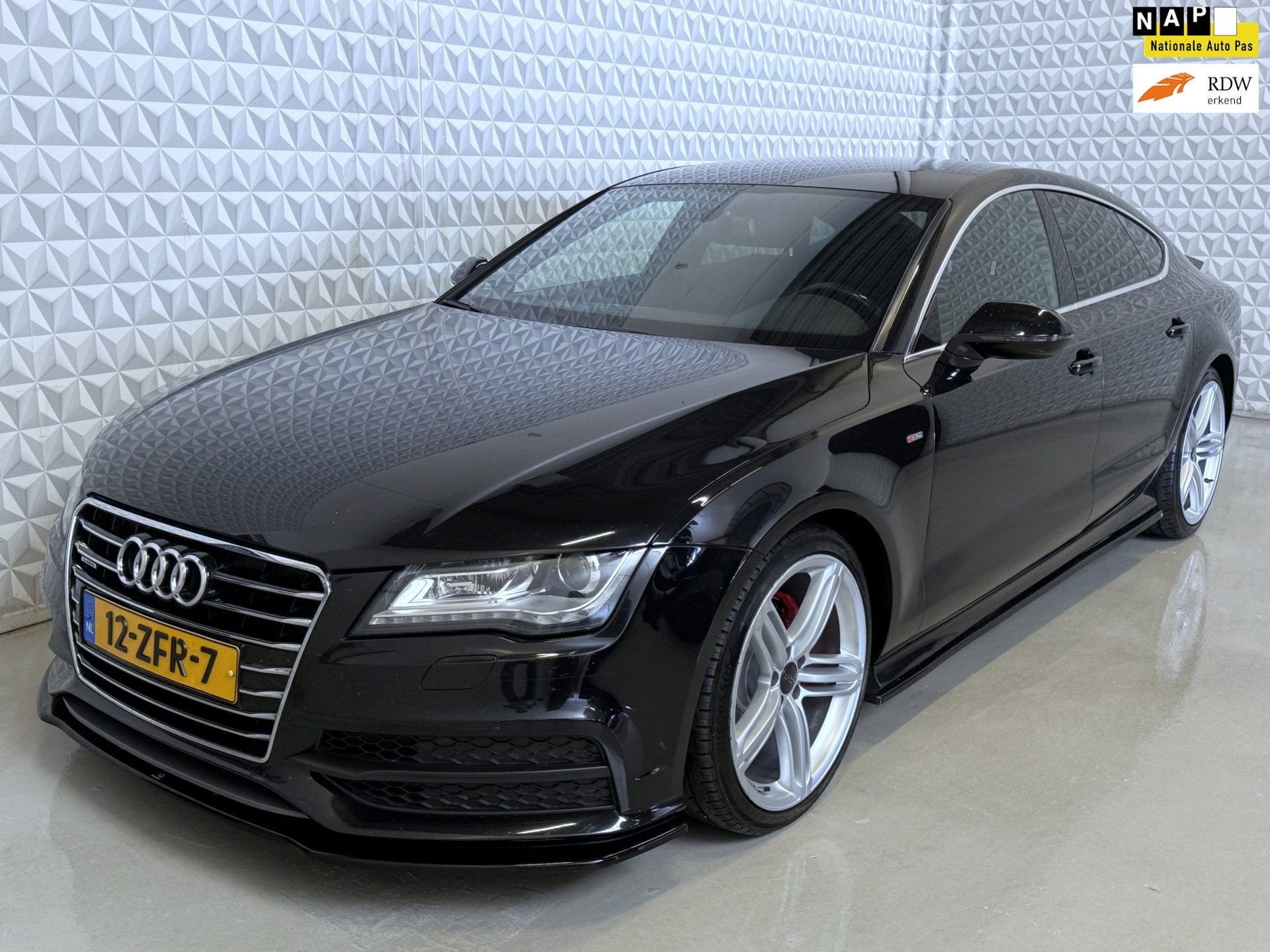 Audi A7 Sportback 3.0 TDI quattro EXPORT PRIJS EX BPM (2012), Auto's, Audi, Euro 5, Zwart, 4 stoelen, Bedrijf