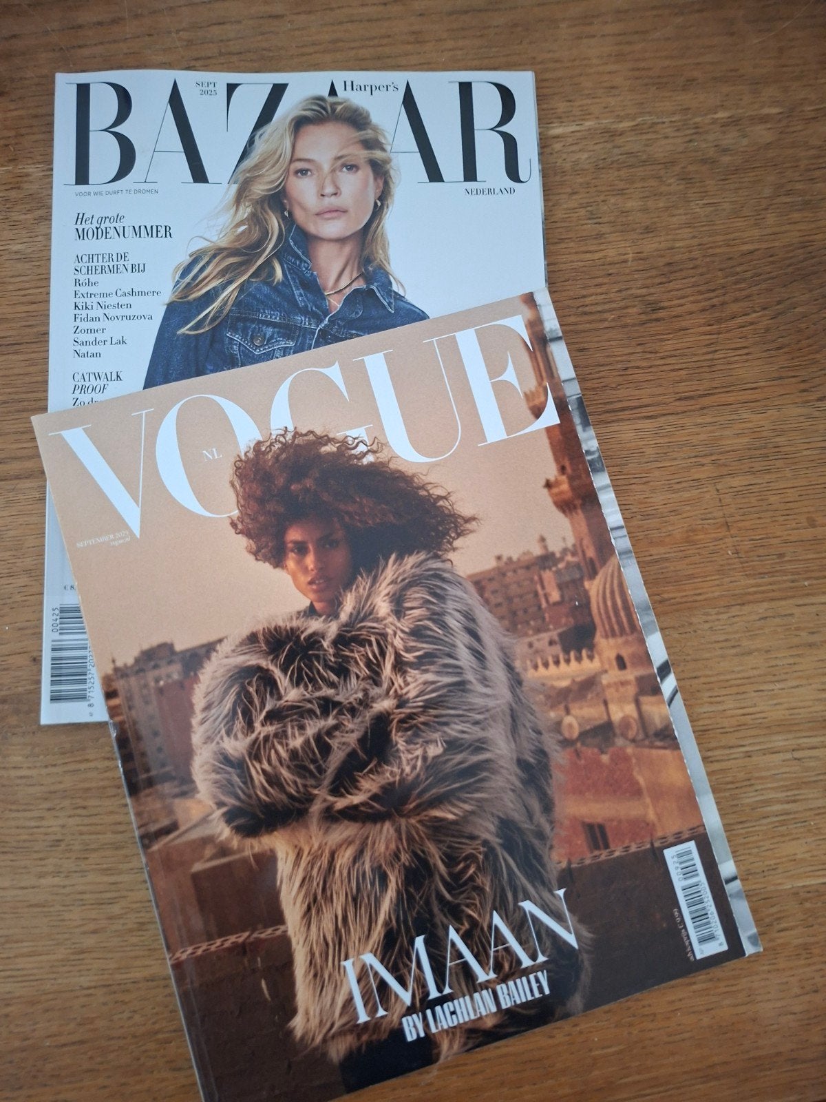 vogue Nederland/harpers bazaar kate moss/imaan, Verzenden, 1980 tot heden, Nederland, Tijdschrift