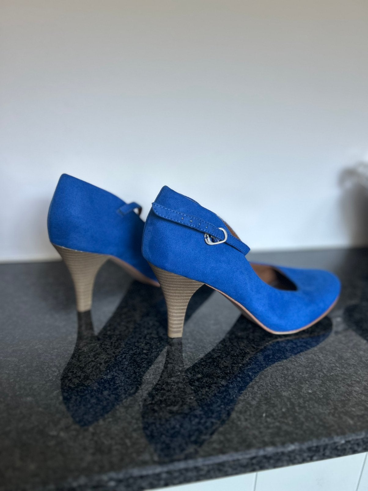 Mary Jane pumps, Kleding | Dames, Pumps, Blauw, Ophalen of Verzenden, Zo goed als nieuw