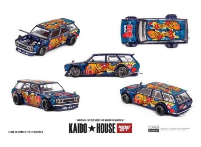 Mini GT Kaido House Datsun KAIDO 510 Wagon Koi Wagon V1, Www.rubensmodelautos.nl, Auto, Nieuw, Ophalen of Verzenden