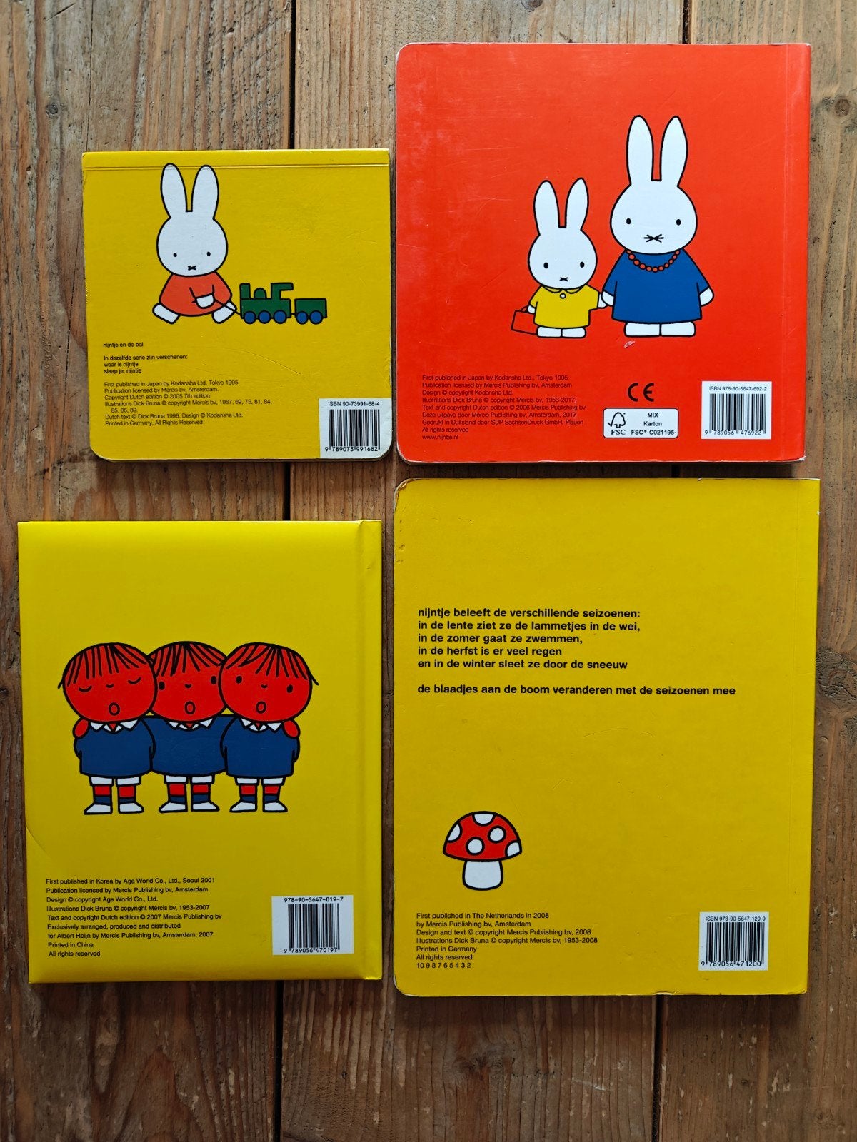 4 Nijntje boeken., Ophalen of Verzenden, Gelezen
