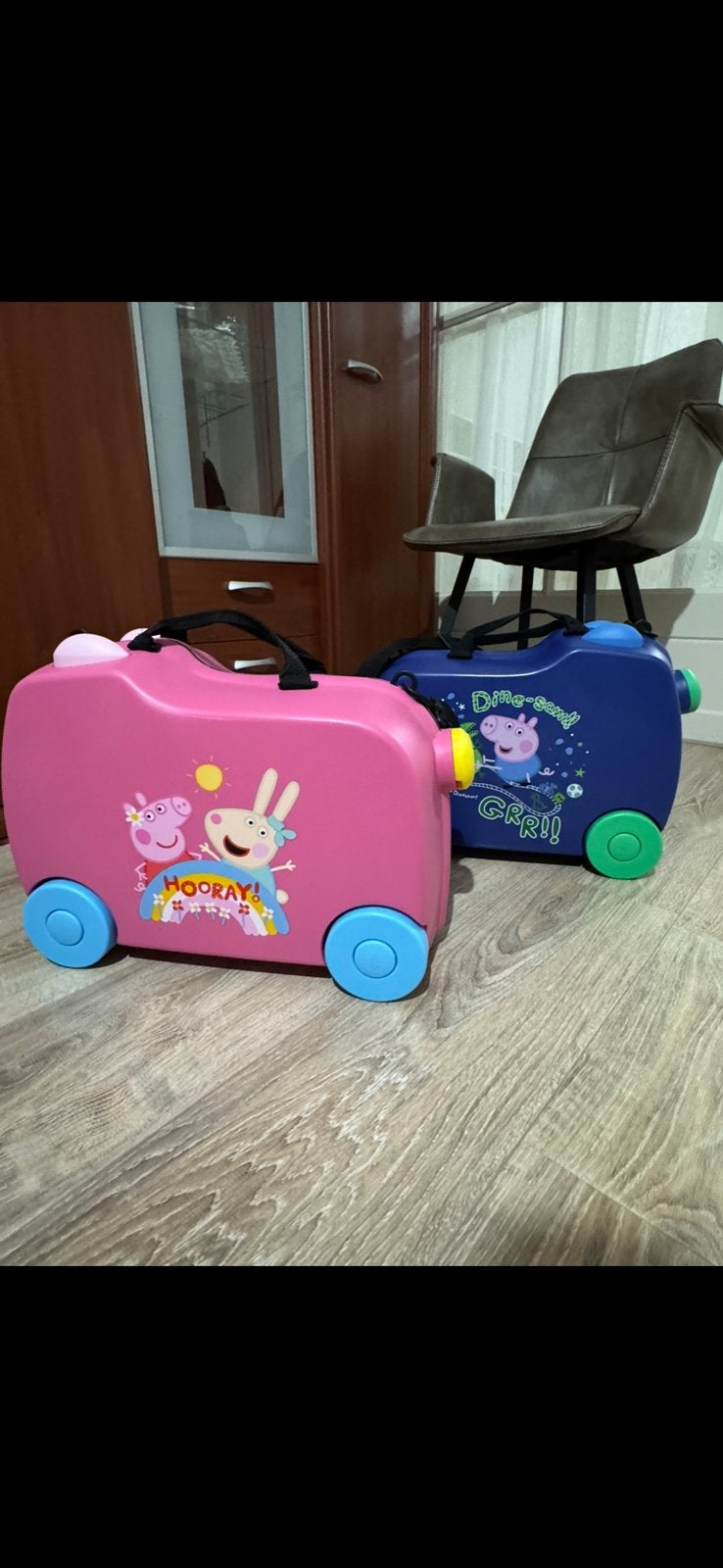 Peppa kindertrolley, Ophalen, Zo goed als nieuw, Hard kunststof, Minder dan 50 cm