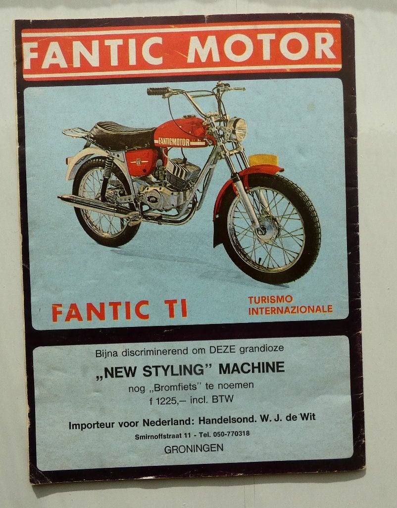 Motorsport Moto Guzzi V7 Norton 850 Fantic TI brommer Monark, Ophalen of Verzenden, Yamaha