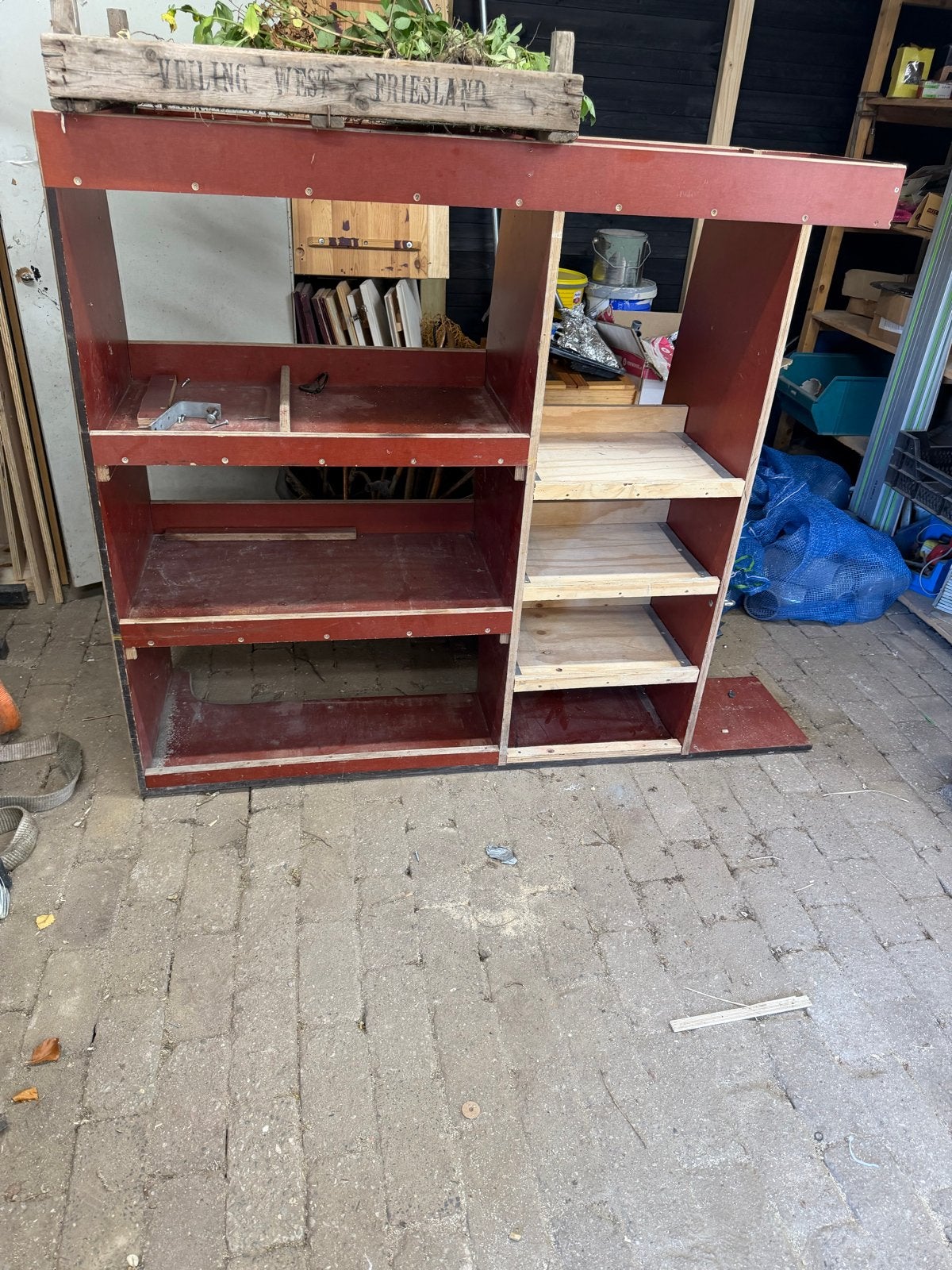 Bedrijfswageninrichting kasten Transporter T5/T6 dubbele cab, Ophalen, Gebruikt, Volkswagen