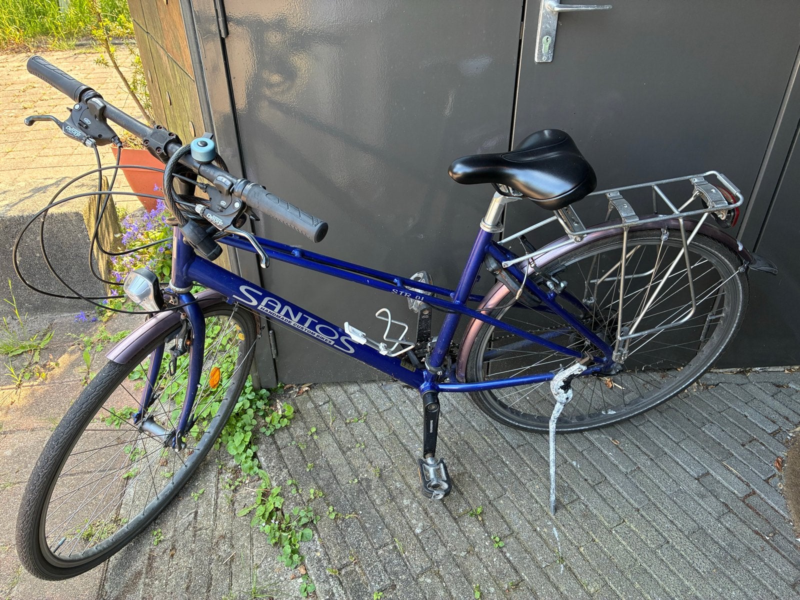 Santos STR 01 Damesfiets - Opknapper, Gebruikt, Velgrem, Versnellingen, Minder dan 47 cm