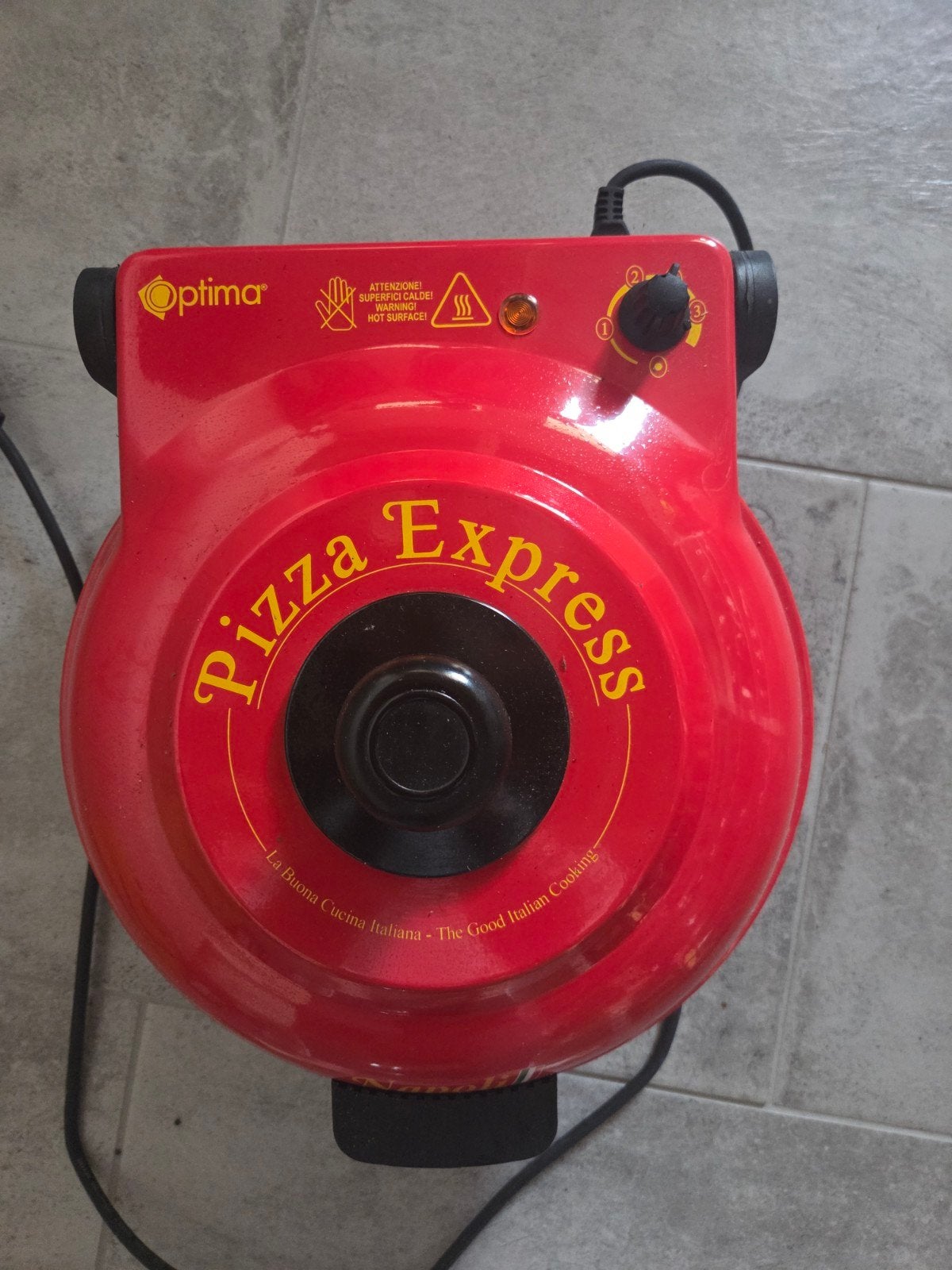Optima Napoli Pizzaoven Rood - Pizza Express, Tuin en Terras, Pizzaovens, Ophalen, Gebruikt, Optima