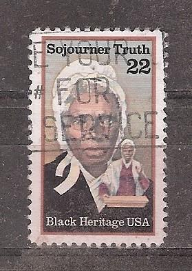 USA, Black Heritage, S. Truth, 1986., Ophalen of Verzenden, Gestempeld, Noord-Amerika