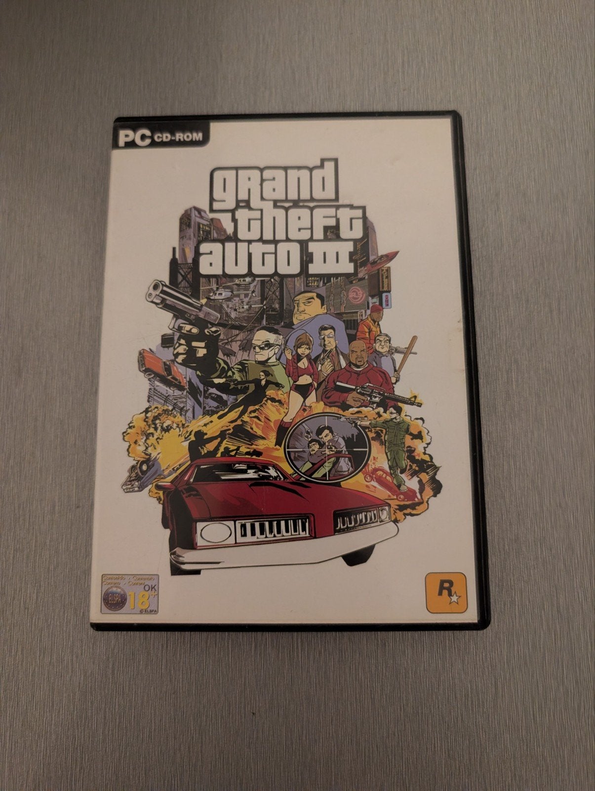 Grand Theft Auto III (GTA 3) PC CD-ROM, Spelcomputers en Games, Avontuur en Actie, Gebruikt, Vanaf 18 jaar, 1 speler