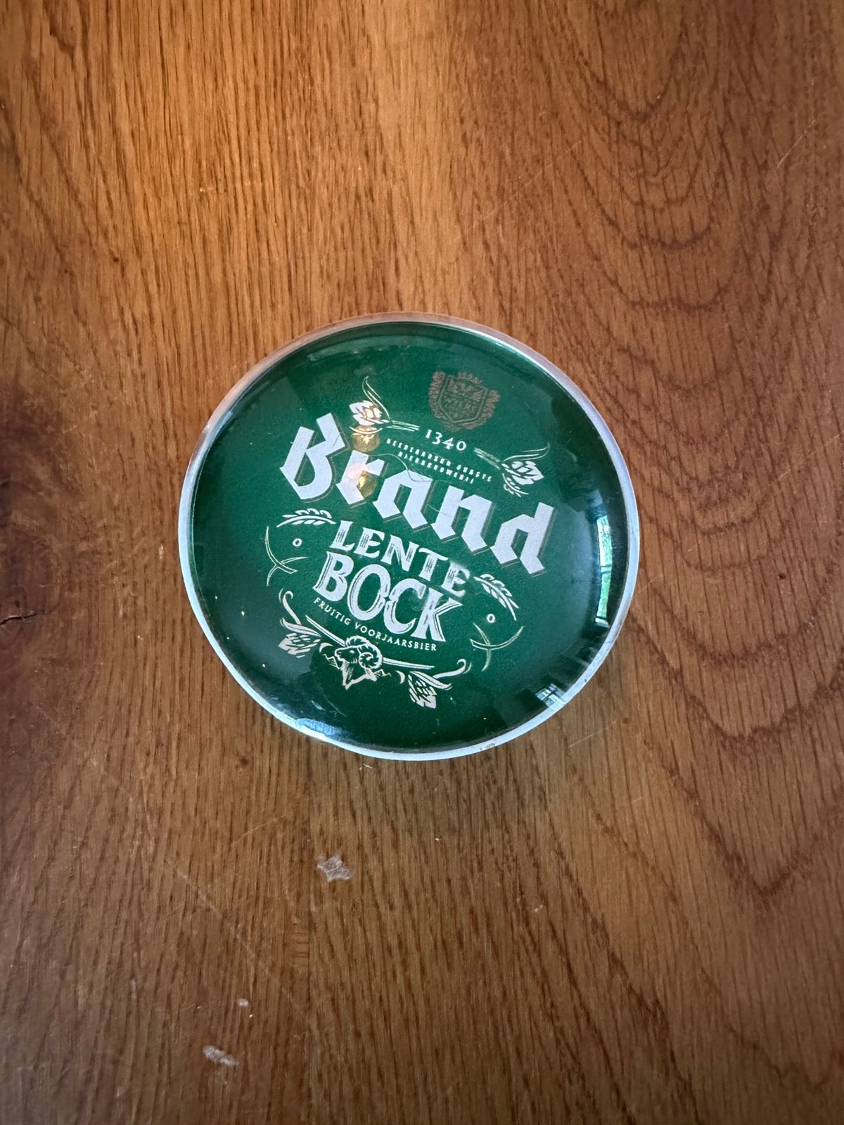 Te koop New bier taplens  Lente Bock Brand, Verzamelen, Ophalen of Verzenden, Nieuw, Brand