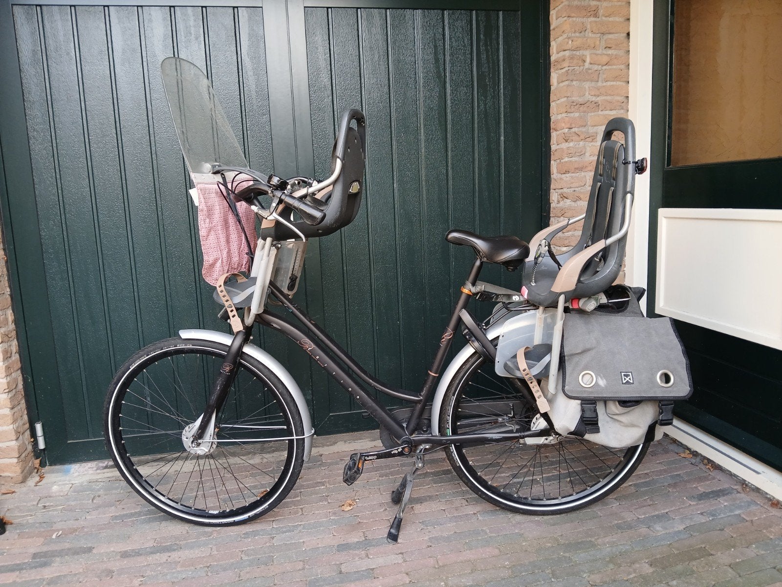 Cortina Roots Utility moederfiets met zitjes, Fietsen en Brommers, 2 zitjes, Dubbele standaard, Ophalen, Overige merken