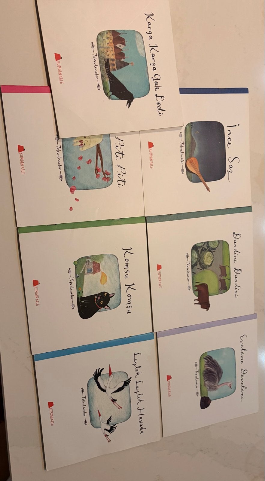 Turkse kinderboeken set - Kumdan Kale Tekerlemeler - 0-3, Ophalen of Verzenden, Zo goed als nieuw, Sprookjes