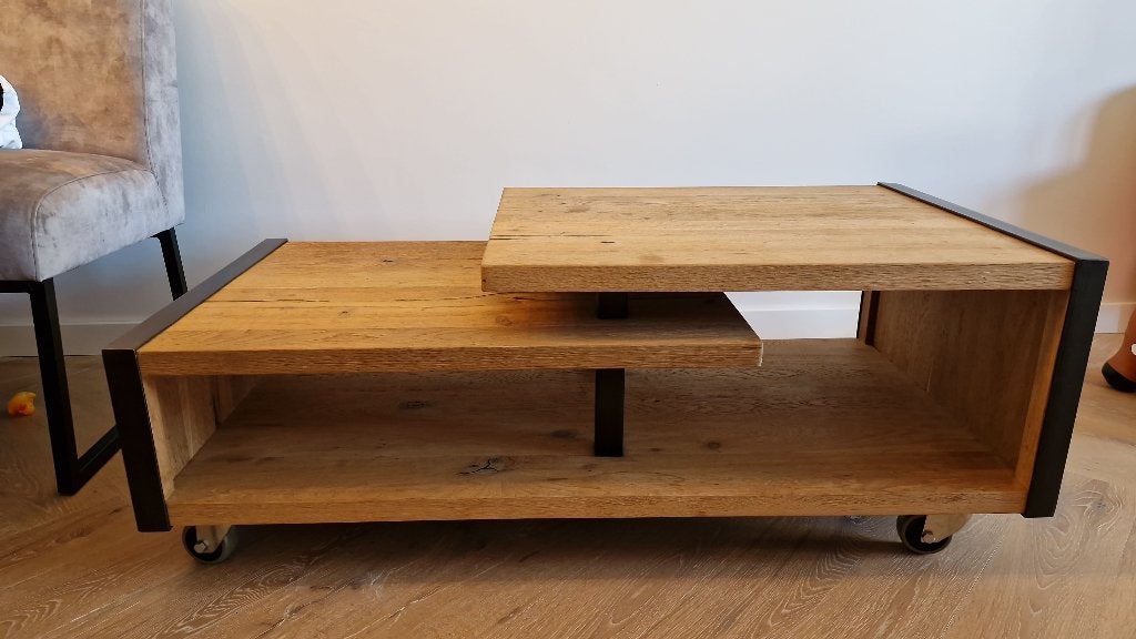 Metalo salontafel 120x60cm, Huis en Inrichting, Ophalen, Gebruikt, 100 tot 150 cm, 150 tot 200 cm