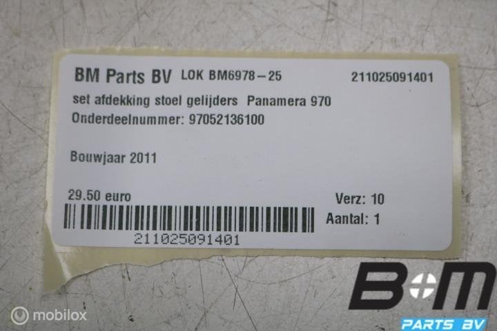 Set afdek. stoelgeleiders Porsche Panamera 970 97052136100, Auto-onderdelen, Gebruikt