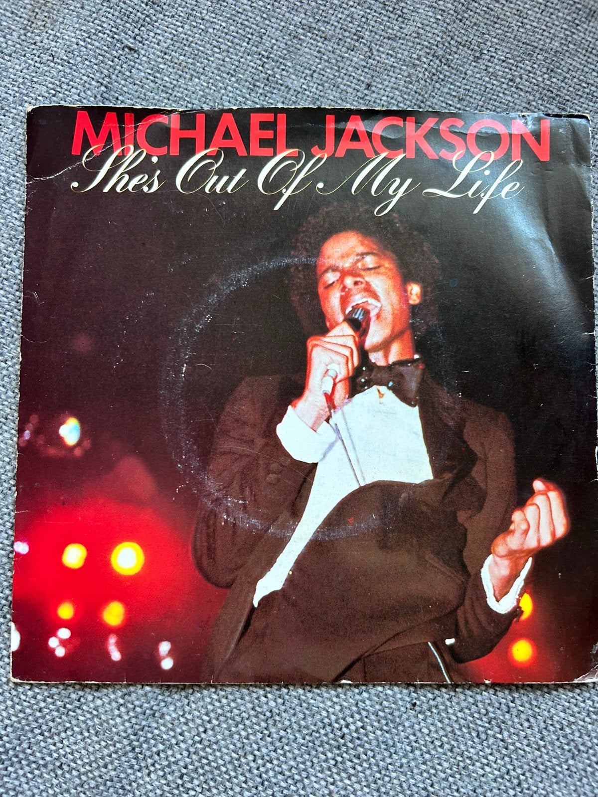 Michael Jackson She’s Out Of My Life, Ophalen of Verzenden, Zo goed als nieuw, 7 inch